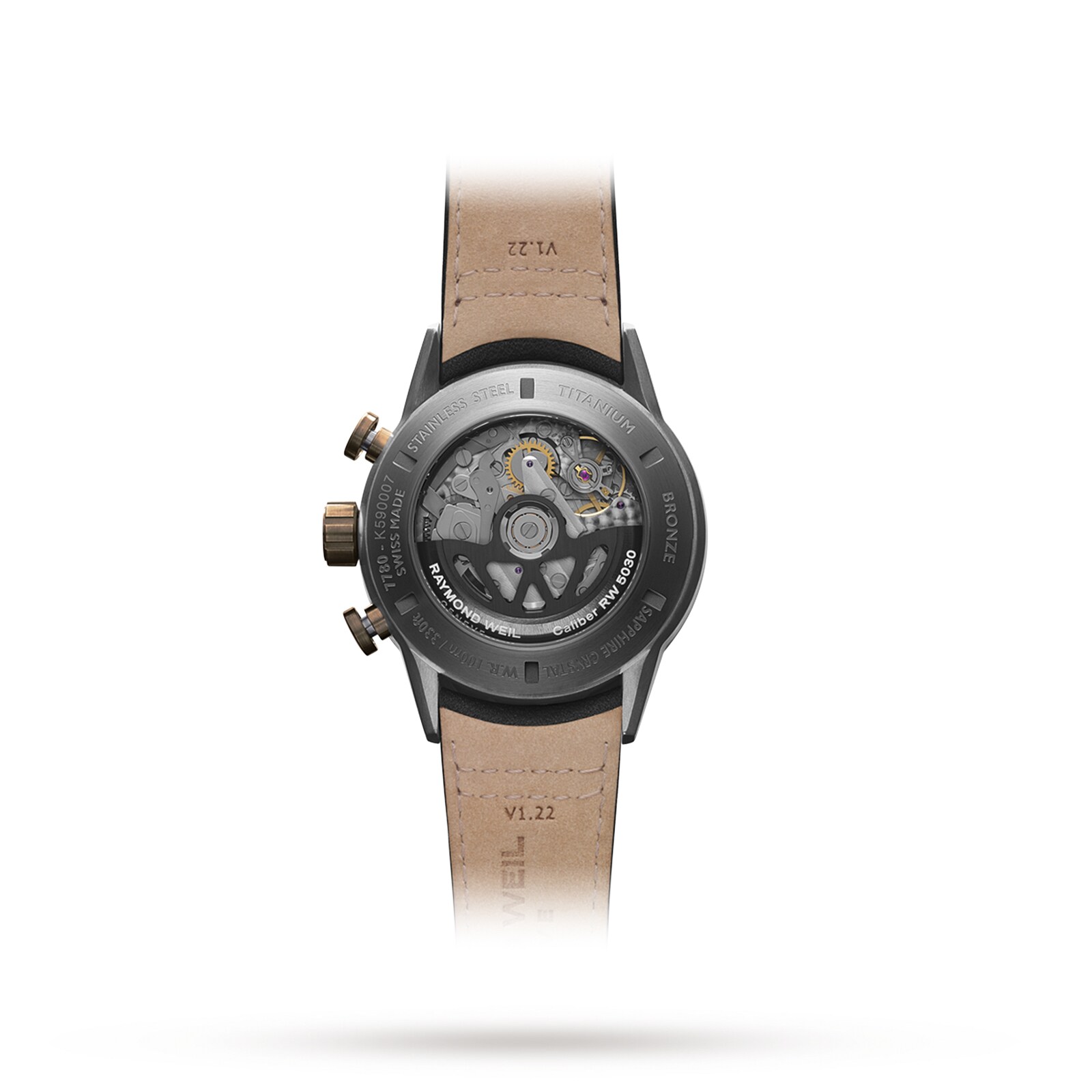 Replica Raymond Weil Freelancer Chronograph Bi-compax details 43.5mm 7780-TB3-20423 2 Replica Raymond Weil Freelancer Chronograph Bi-compax details 43.5mm 7780-TB3-20423
