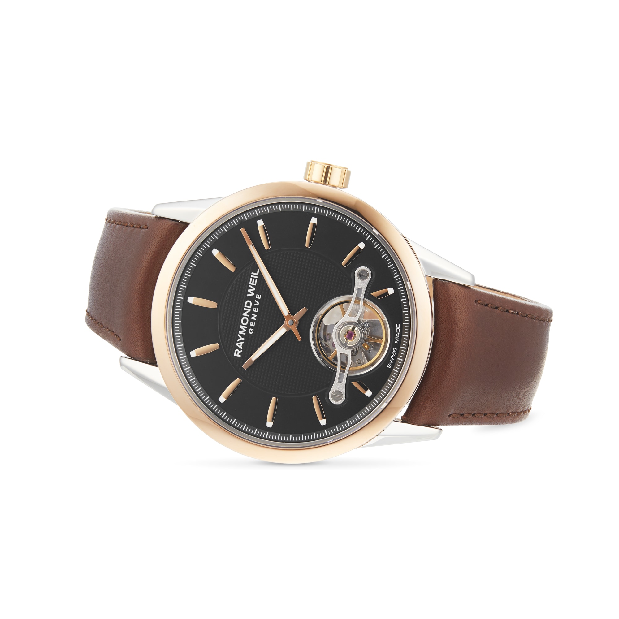 Replica Raymond Weil Freelancer 42mm Mens details Black 2780-SC5-20001