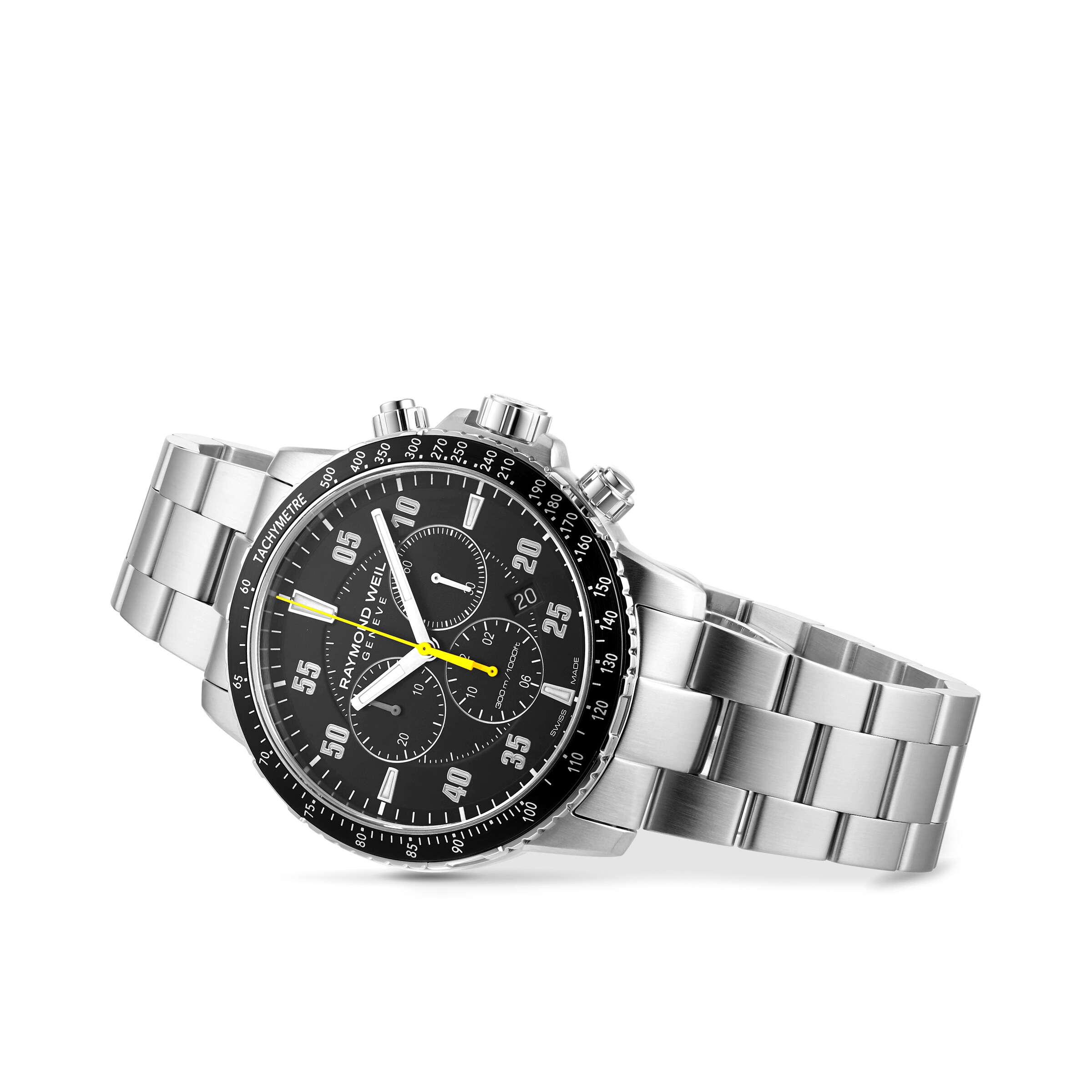 Replica Raymond Weil Black Steel Chronograph Mens Quartz details 8570-ST2-05207 2 Replica Raymond Weil Black Steel Chronograph Mens Quartz details 8570-ST2-05207