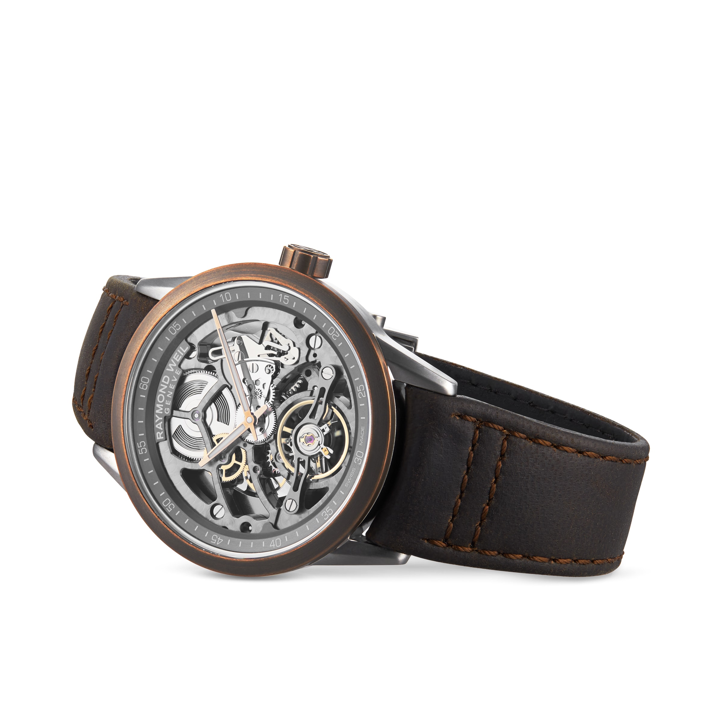 Replica Raymond Weil Freelancer Skeleton 42mm Mens details 2785-SBC-60000
