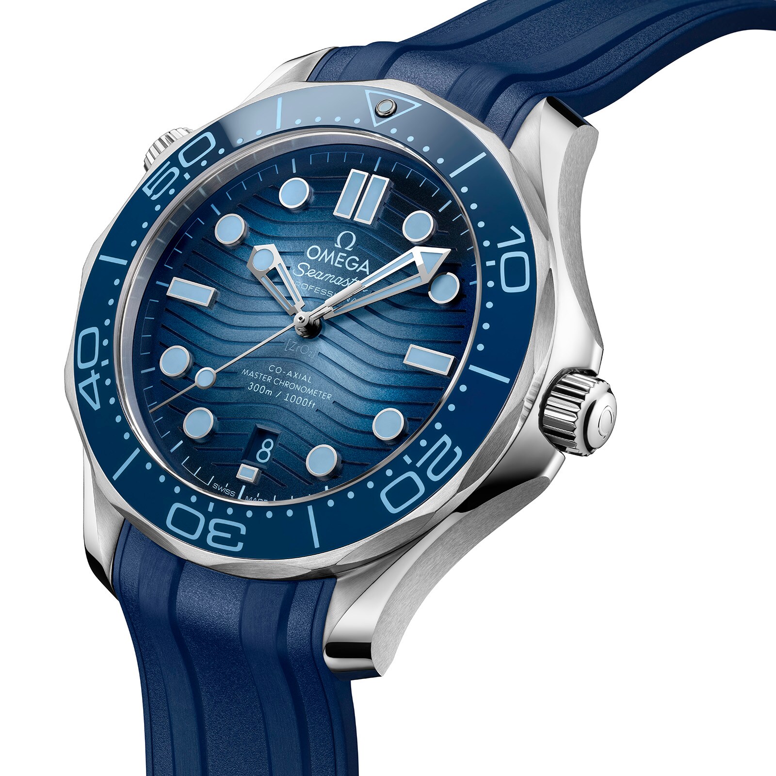 Replica Omega Seamaster Diver 300M Co-Axial Master Chronometer 42mm Summer Blue O21032422003002 2 Replica Omega Seamaster Diver 300M Co-Axial Master Chronometer 42mm Summer Blue O21032422003002