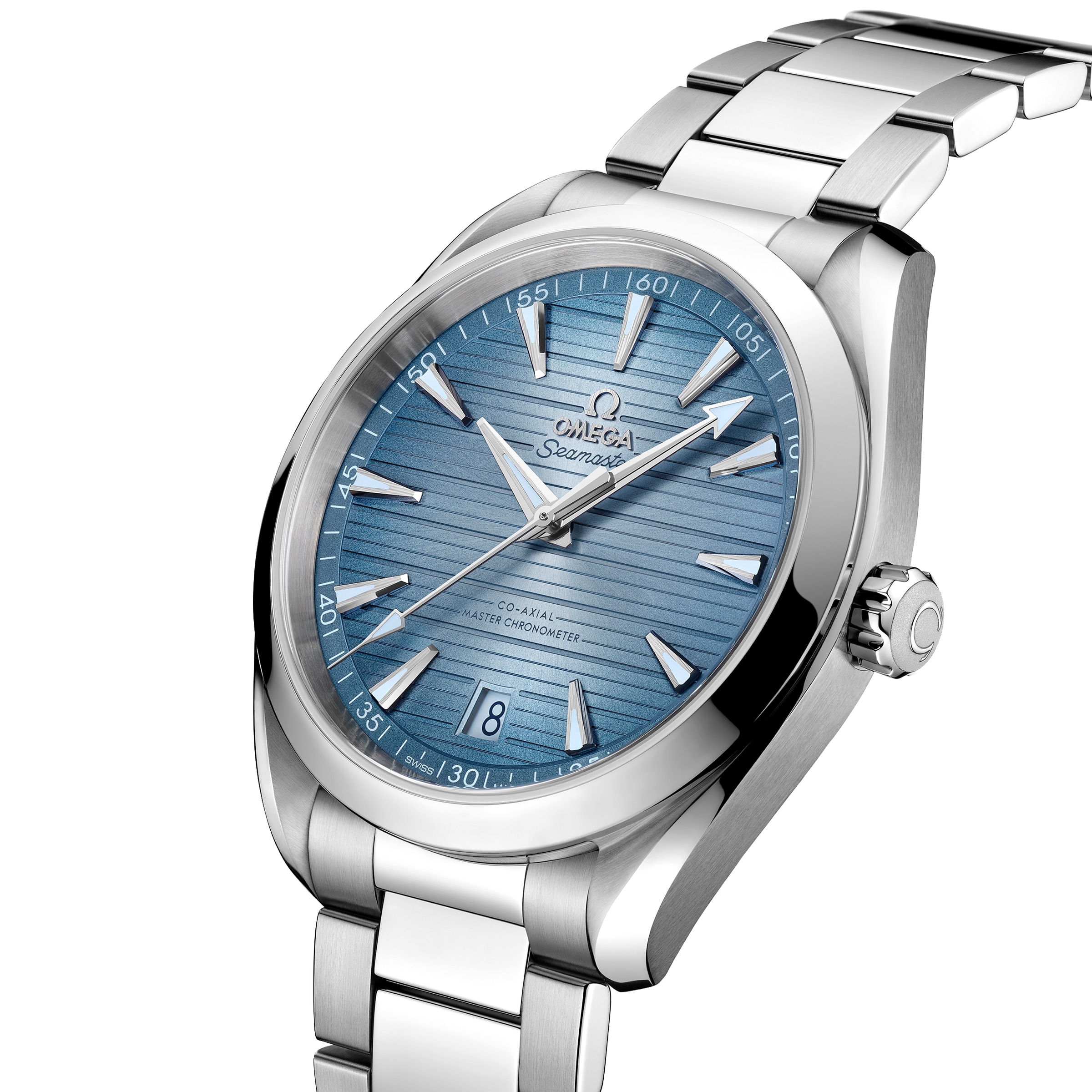 Replica Omega Seamaster Aqua Terra 150M Co-Axial Master Chronometer 41mm Summer Blue O22010412103005 2 Replica Omega Seamaster Aqua Terra 150M Co-Axial Master Chronometer 41mm Summer Blue O22010412103005