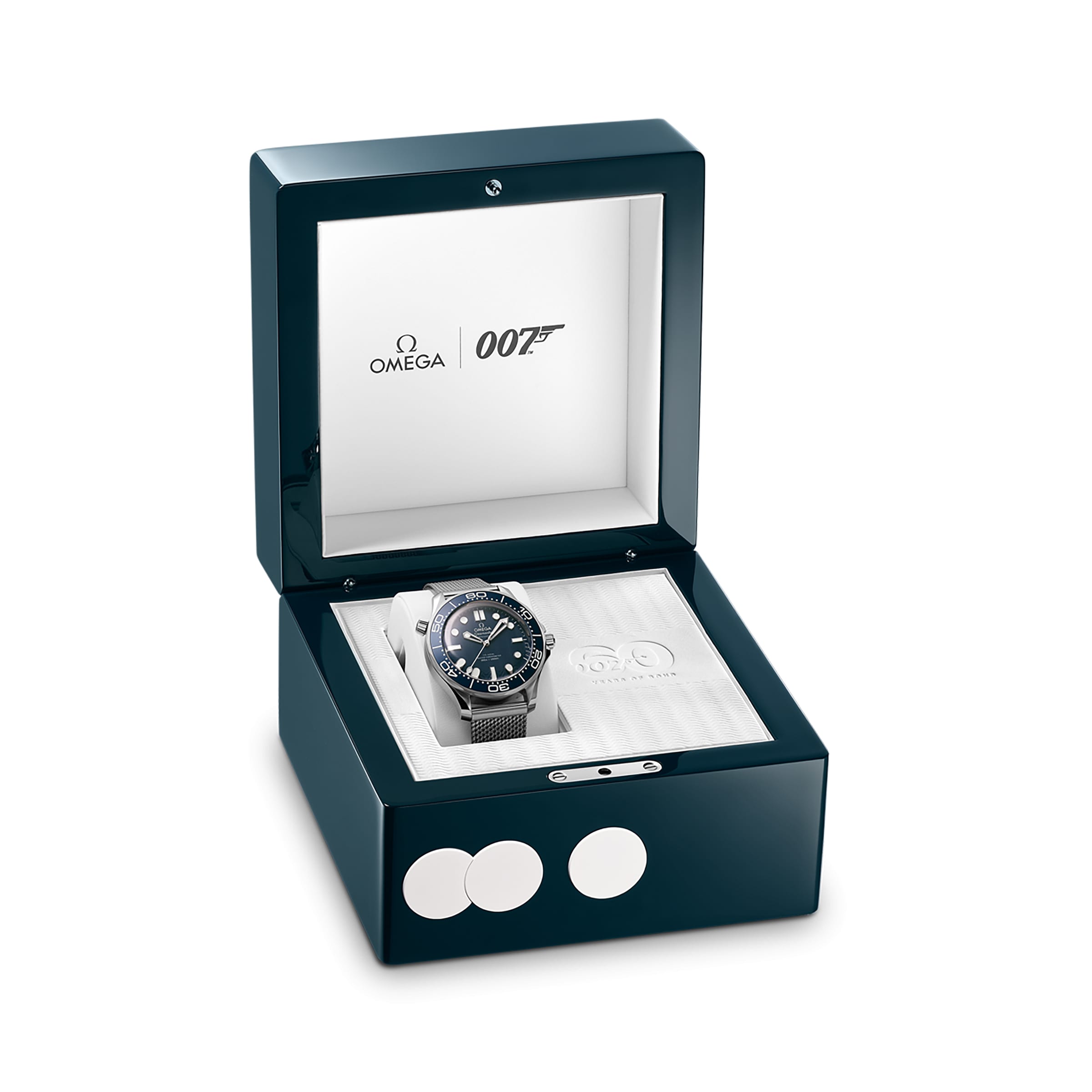 Replica Omega James Bond 007 60th Anniversary Seamaster Diver 300m Co-Axial Master Chronometer 42mm O21030422003002 2 Replica Omega James Bond 007 60th Anniversary Seamaster Diver 300m Co-Axial Master Chronometer 42mm O21030422003002