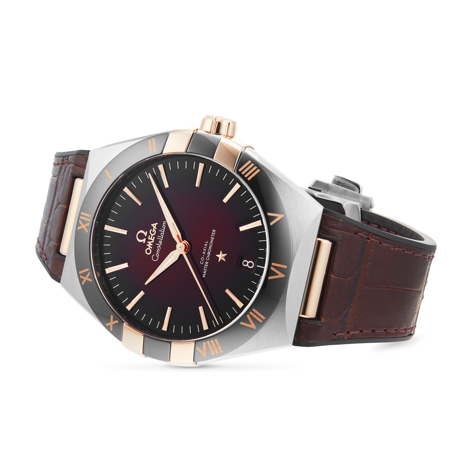 Replica Omega Constellation Co-Axial Master Chronometer 41mm Mens details Red O13123412111001