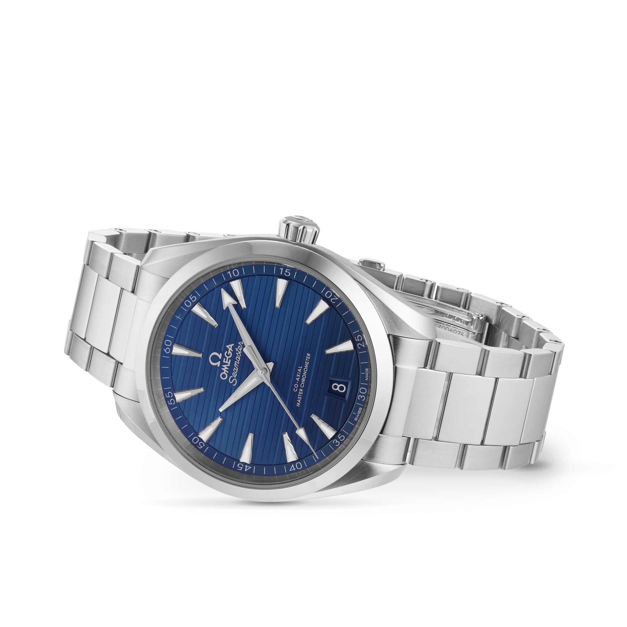 Replica Omega Seamaster Aqua Terra Co-Axial Blue 41mm Mens details O22010412103004