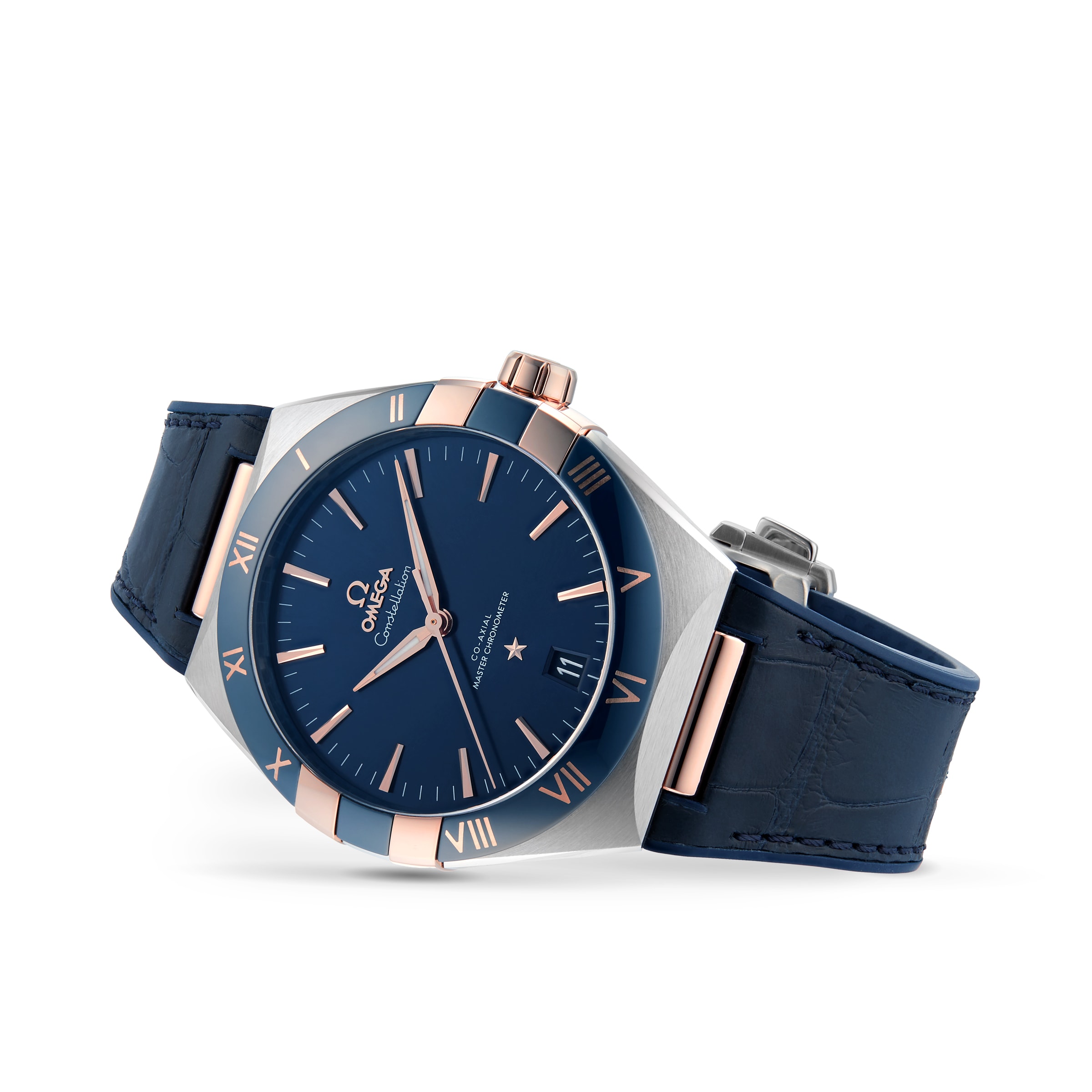 Replica Omega Constellation Co-Axial Master Chronometer 41mm Mens details Blue O13123412103001 2 Replica Omega Constellation Co-Axial Master Chronometer 41mm Mens details Blue O13123412103001