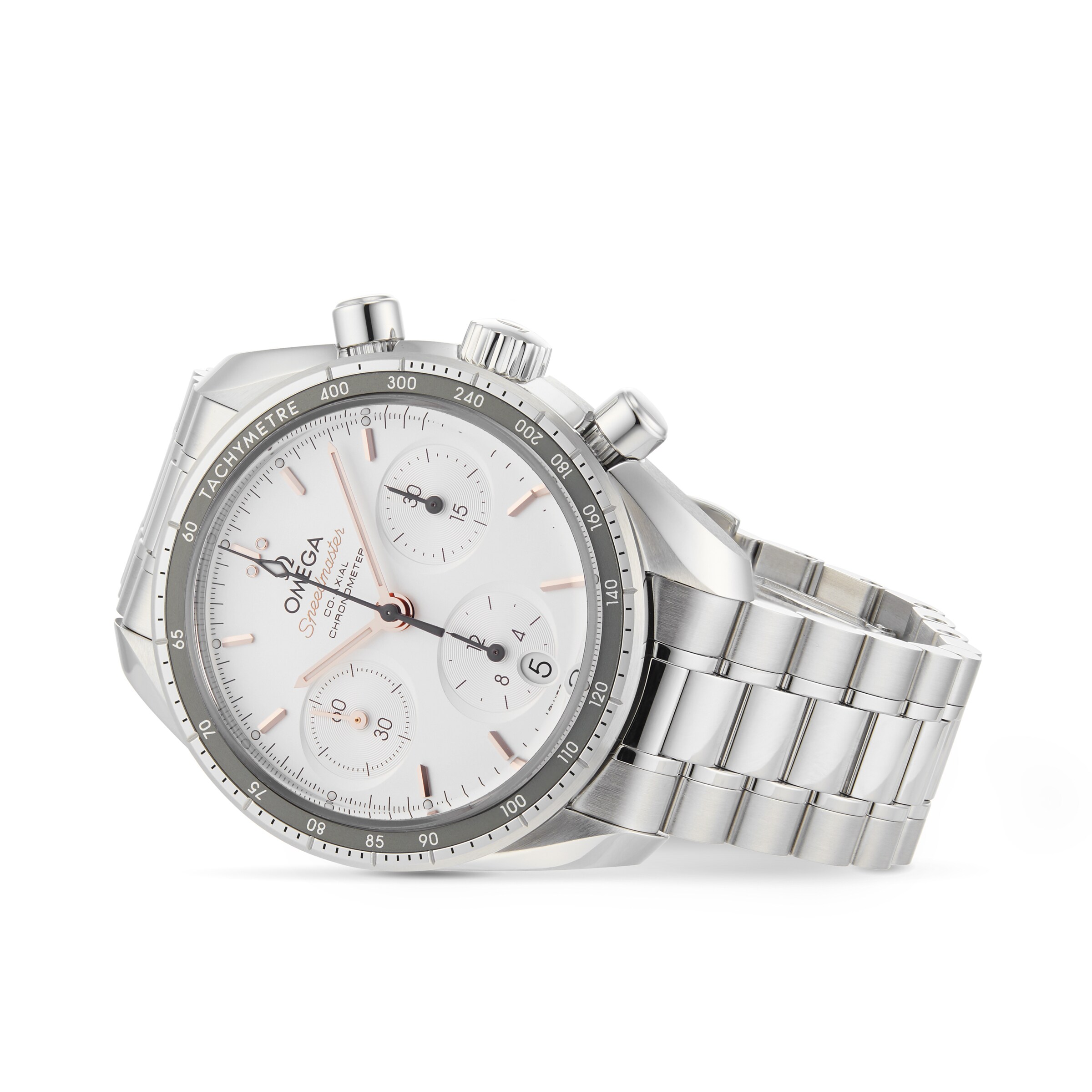 Replica Omega Speedmaster Co- axial Chronometer Chronograph 38mm O32430385002001 2 Replica Omega Speedmaster Co- axial Chronometer Chronograph 38mm O32430385002001