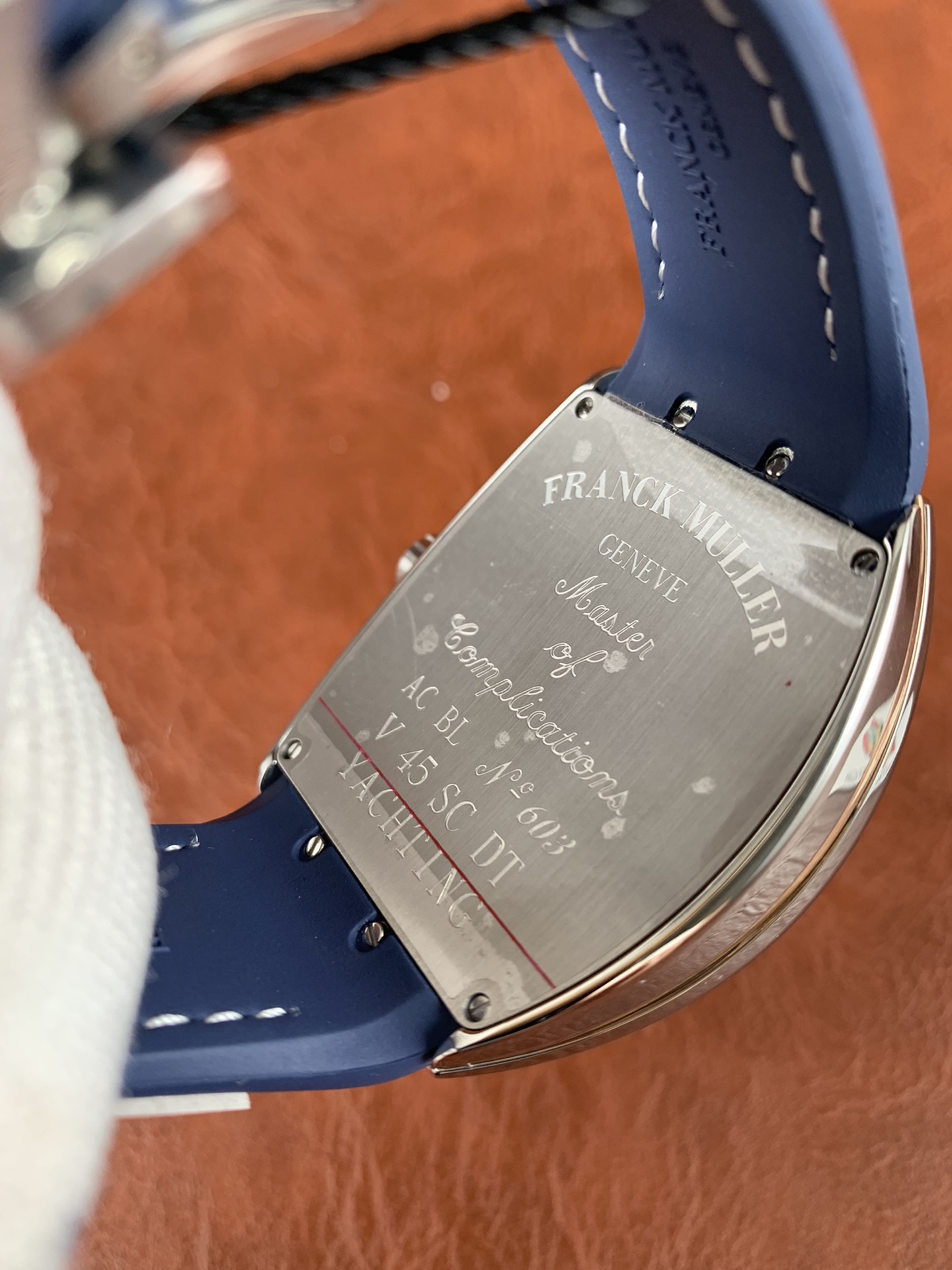 Replica Franck Muller Mens Vanguard Yachting V45-SC-DT-YACHT-AC-BL