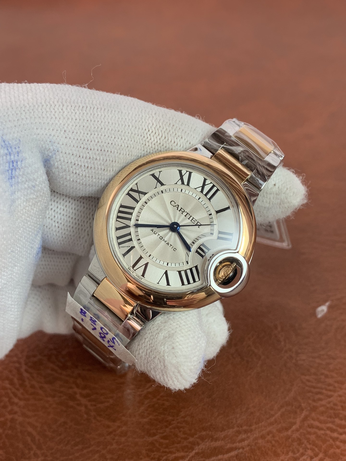 Replica Cartier Men Ballon Bleu W2BB0004 Rose Gold 3 Replica Cartier Men Ballon Bleu W2BB0004 Rose Gold