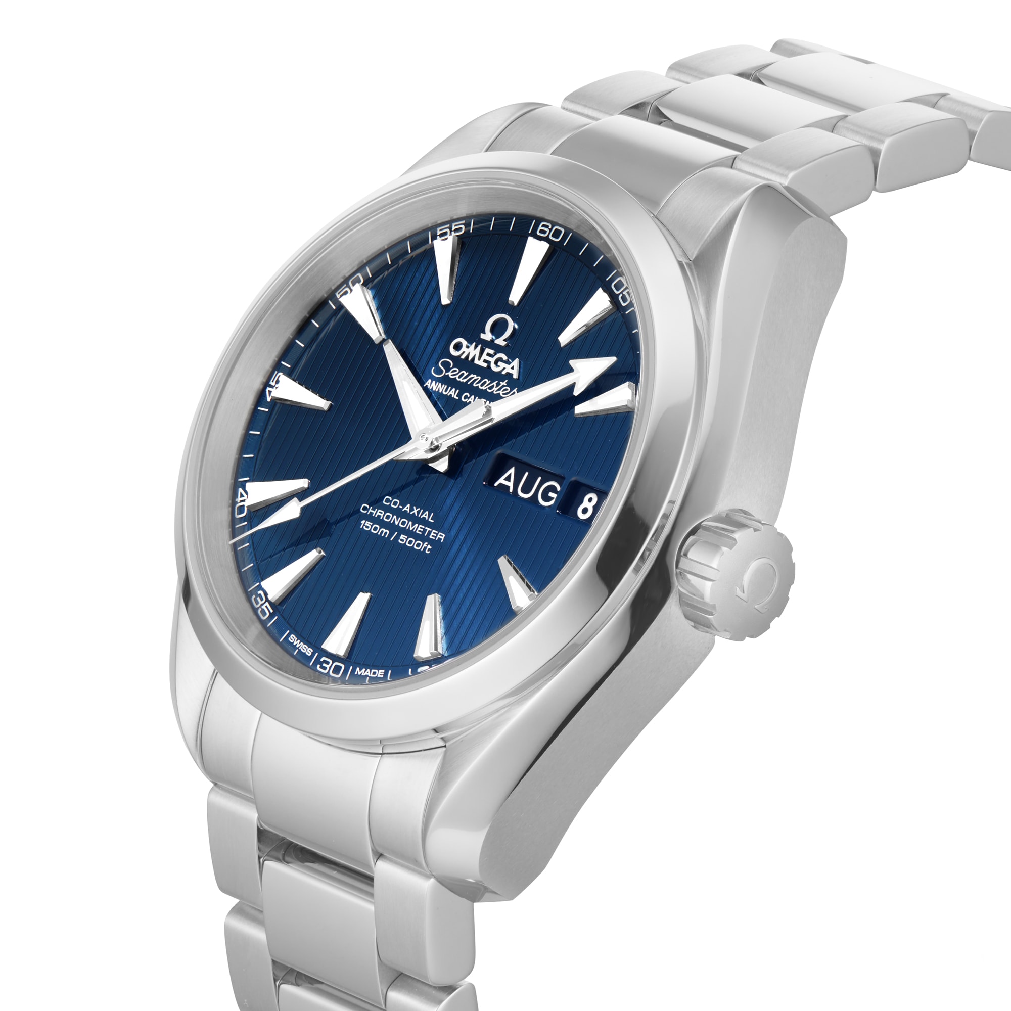 Replica Omega Seamaster Aqua Terra 150m Co-Axial Annual Calendar 38.5mm Mens details O23110392203001 3 Replica Omega Seamaster Aqua Terra 150m Co-Axial Annual Calendar 38.5mm Mens details O23110392203001