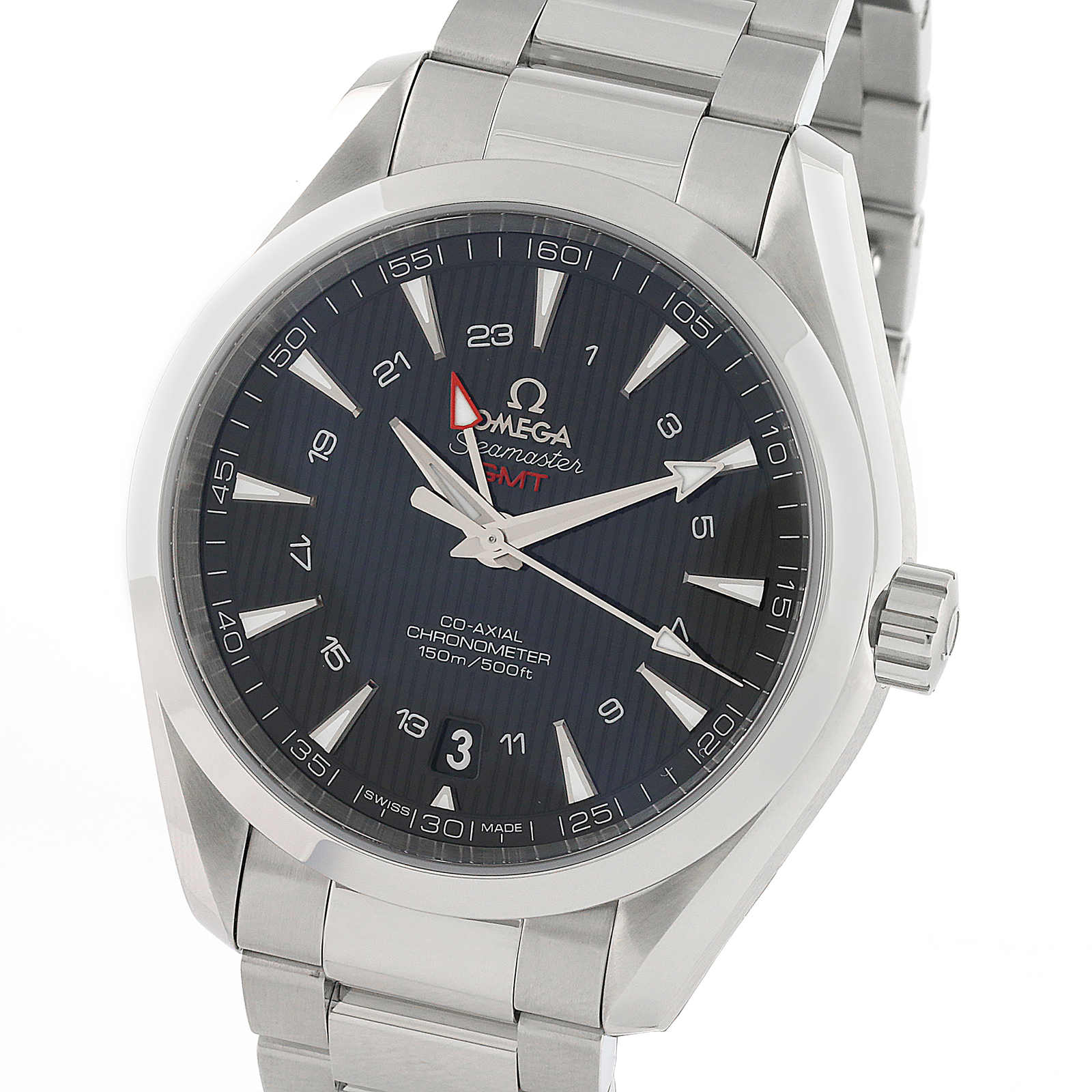 Replica Omega Seamaster Aqua Terra 150m Co-Axial Chronometer GMT 43mm O23110432201001 3 Replica Omega Seamaster Aqua Terra 150m Co-Axial Chronometer GMT 43mm O23110432201001