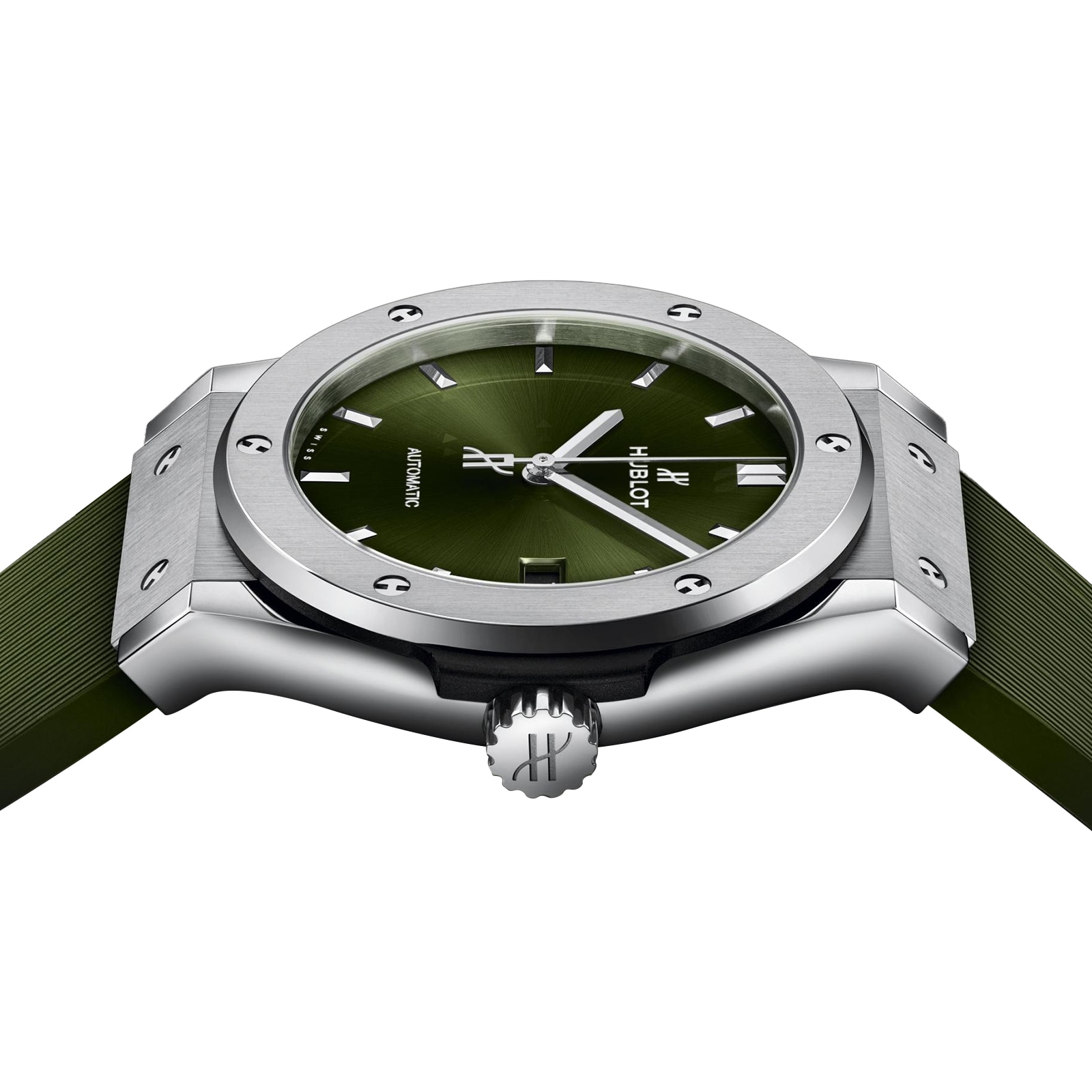 Replica Hublot Classic Fusion Titanium Green 42mm 542.NX.8970.RX