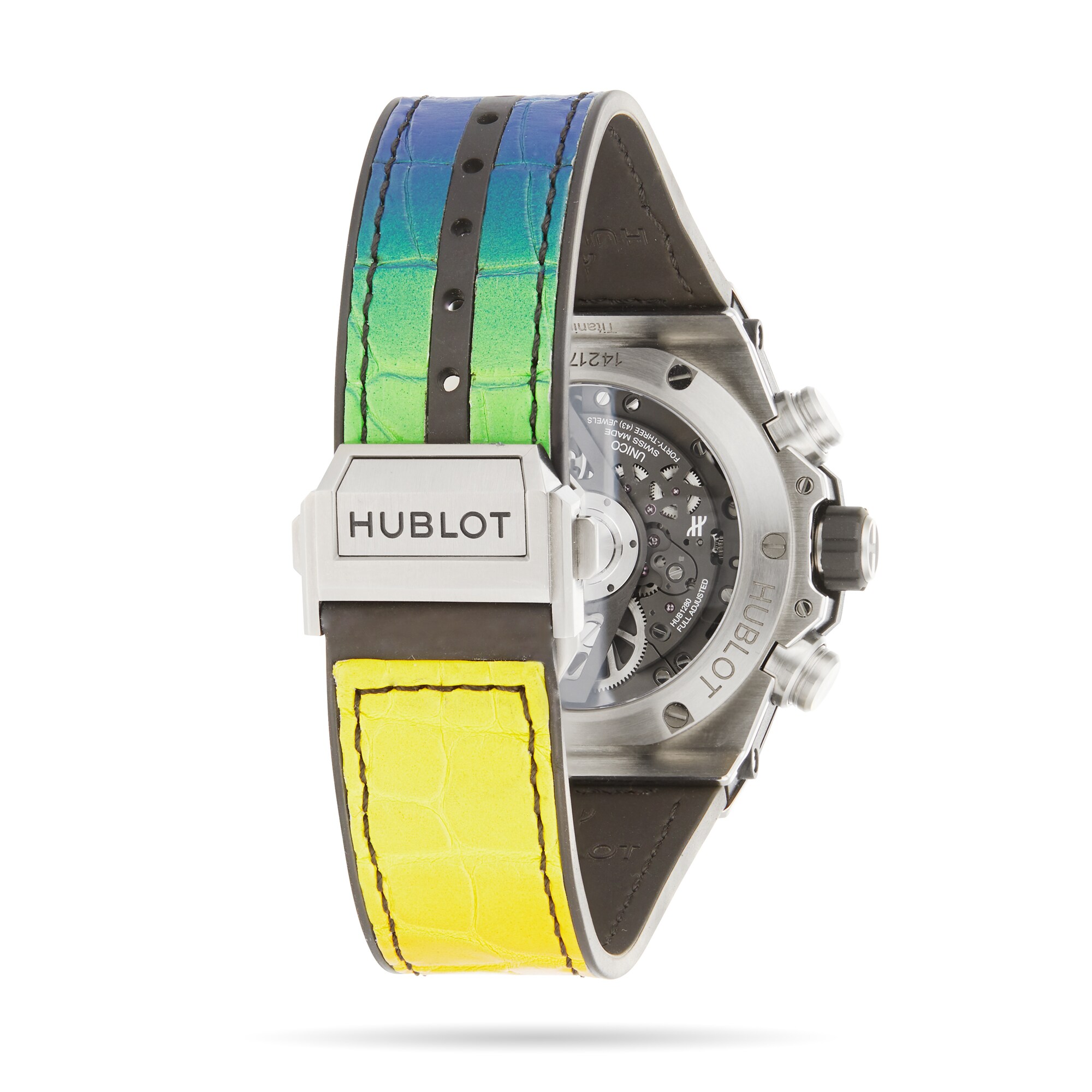 Replica Hublot Big Bang Unico Titanium Rainbow 42mm 441.NX.1117.LR.0999 3 Replica Hublot Big Bang Unico Titanium Rainbow 42mm 441.NX.1117.LR.0999