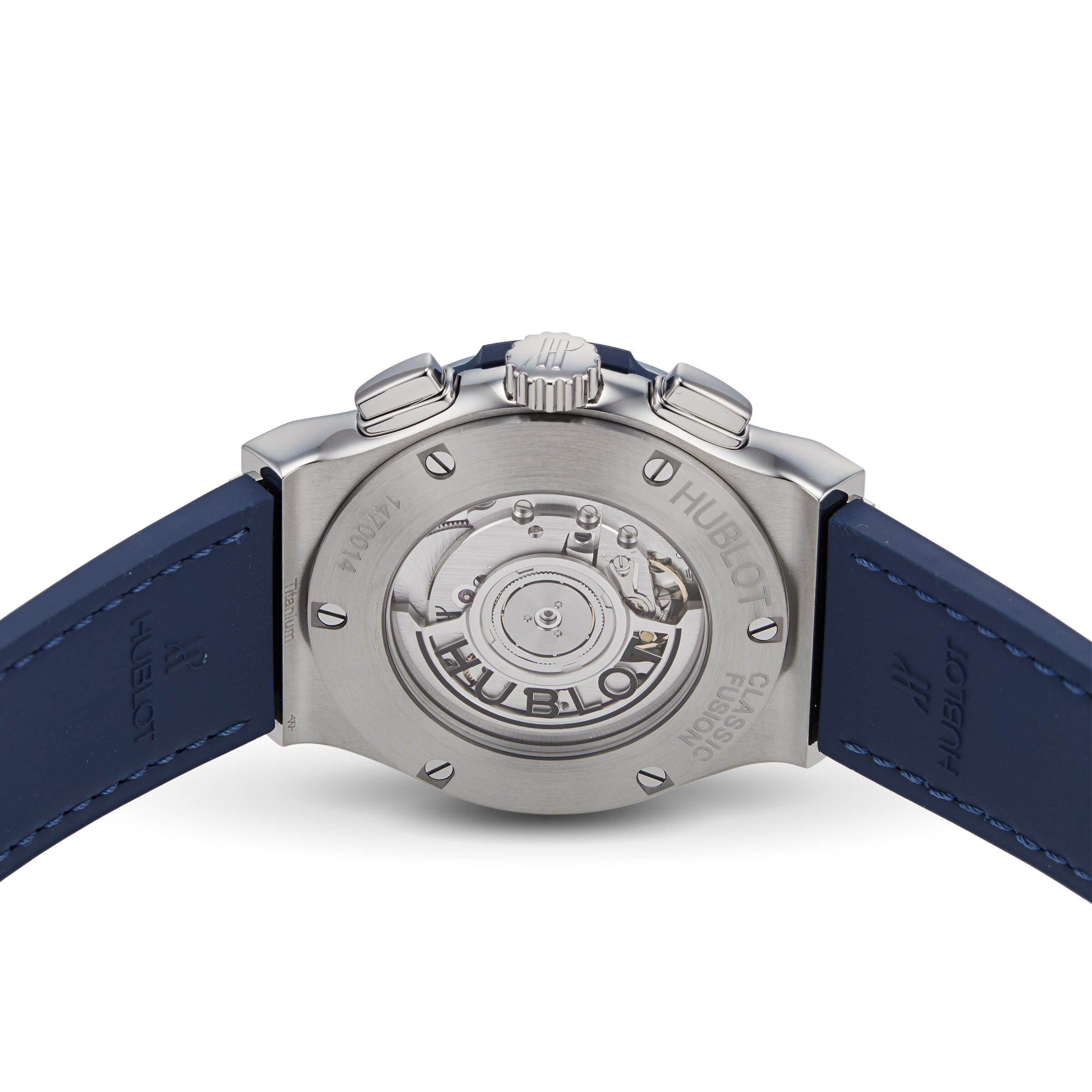 Replica Hublot Classic Fusion Blue Chronograph Titanium 42mm 541.NX.7170.LR