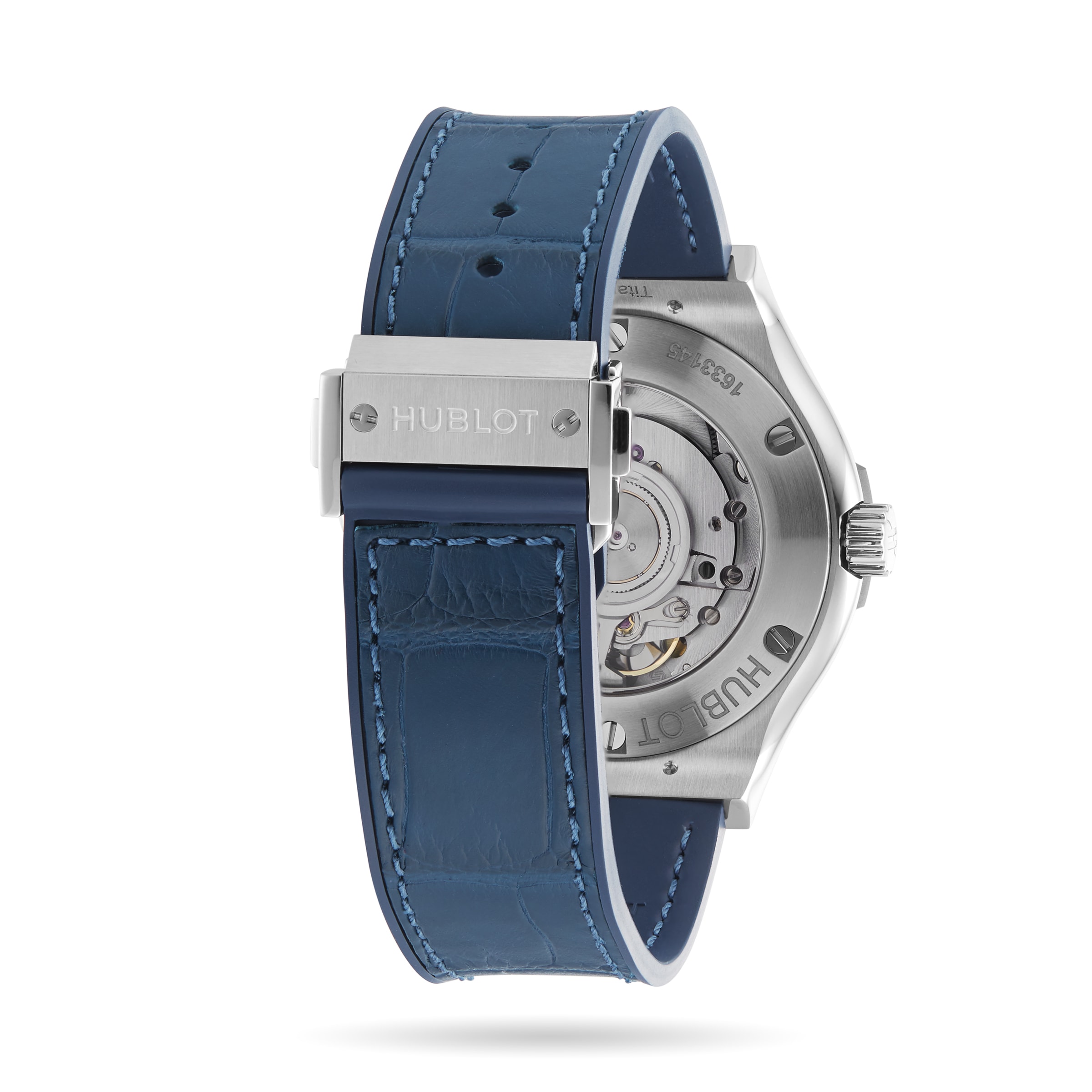 Replica Hublot Classic Fusion Blue Titanium 38mm 565.NX.7170.LR