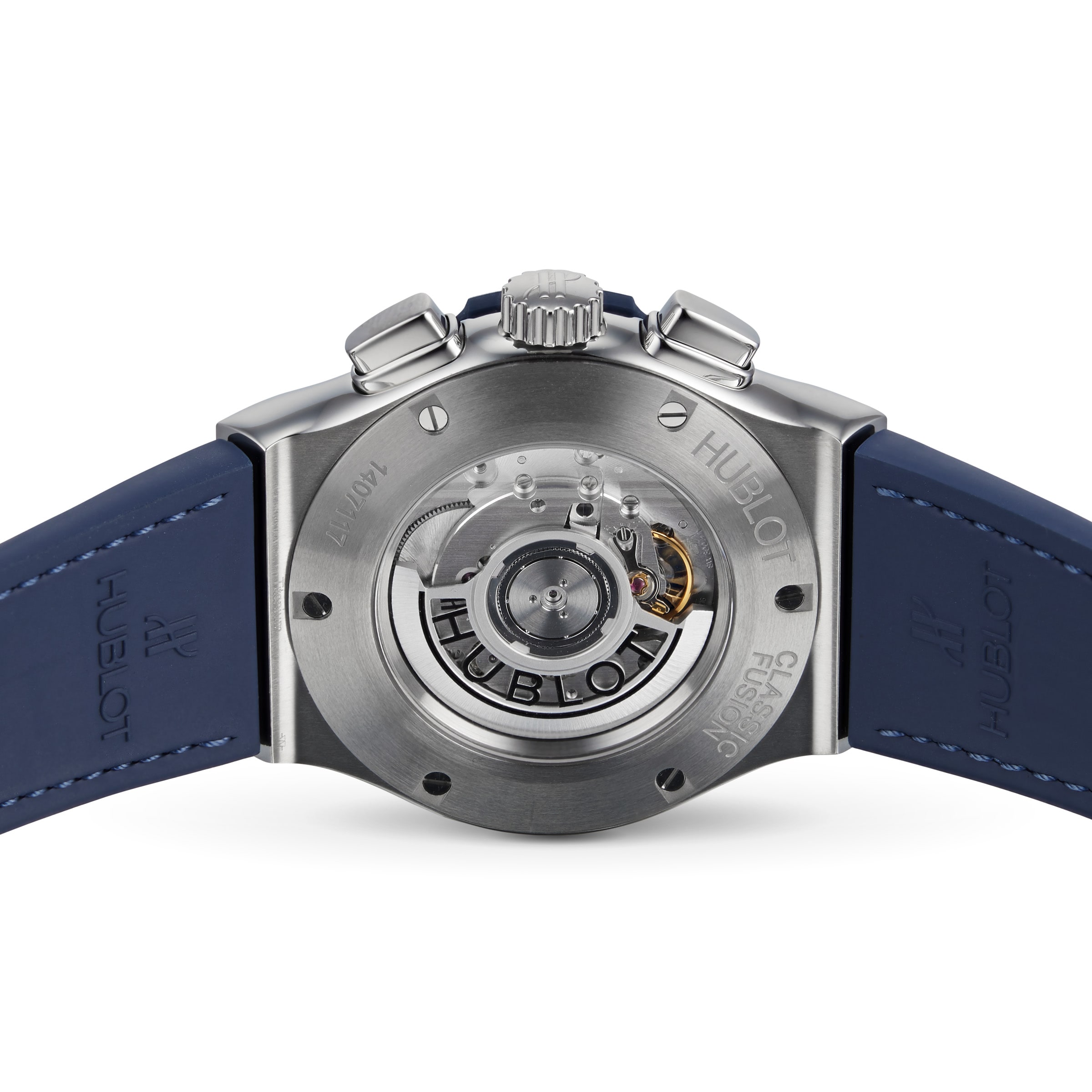 Replica Hublot Classic Fusion Blue Chronograph Titanium 45mm 521.NX.7170.LR