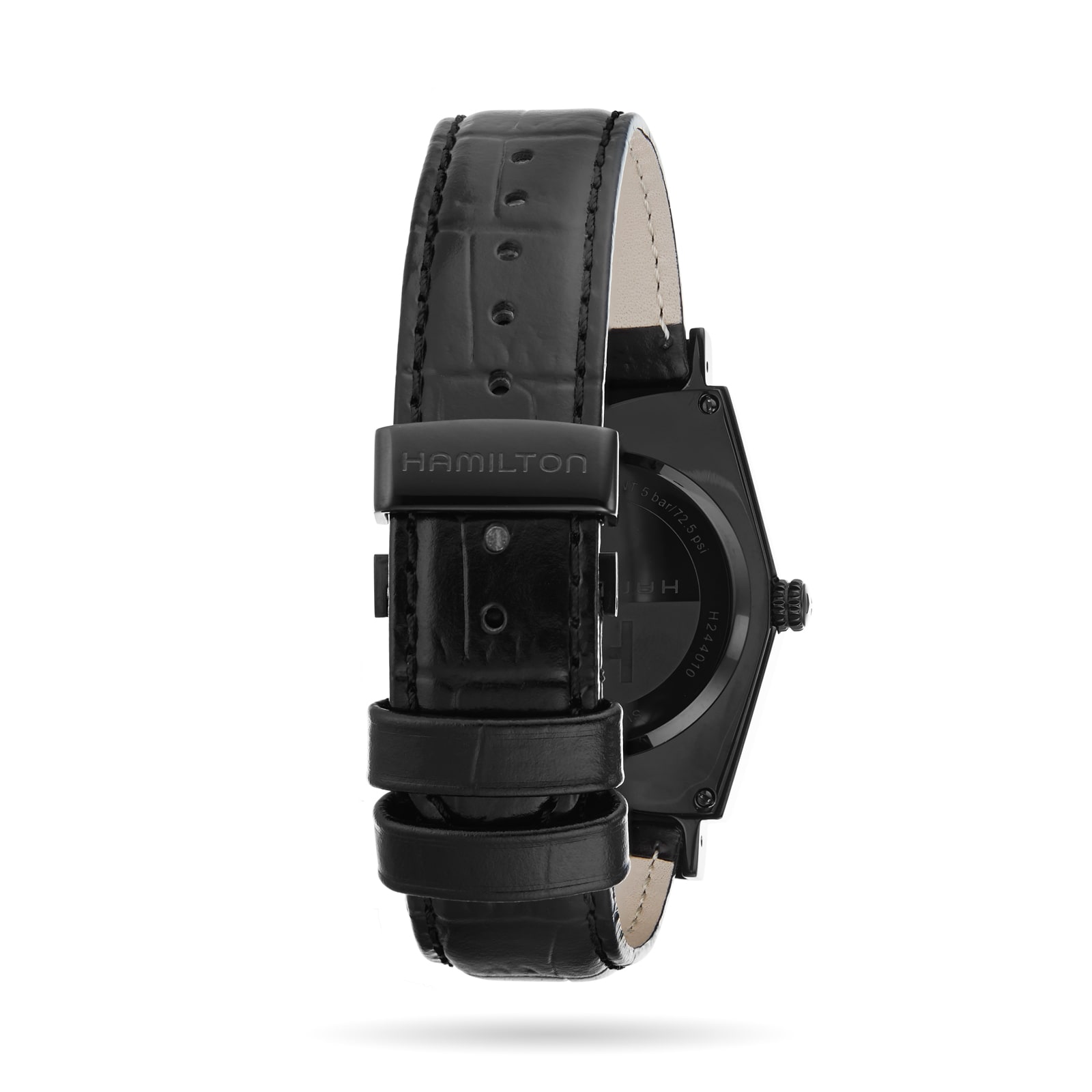 Replica Hamilton Ventura Quartz 32.3mm x 50.3mm Mens details Black H24401731 3 Replica Hamilton Ventura Quartz 32.3mm x 50.3mm Mens details Black H24401731