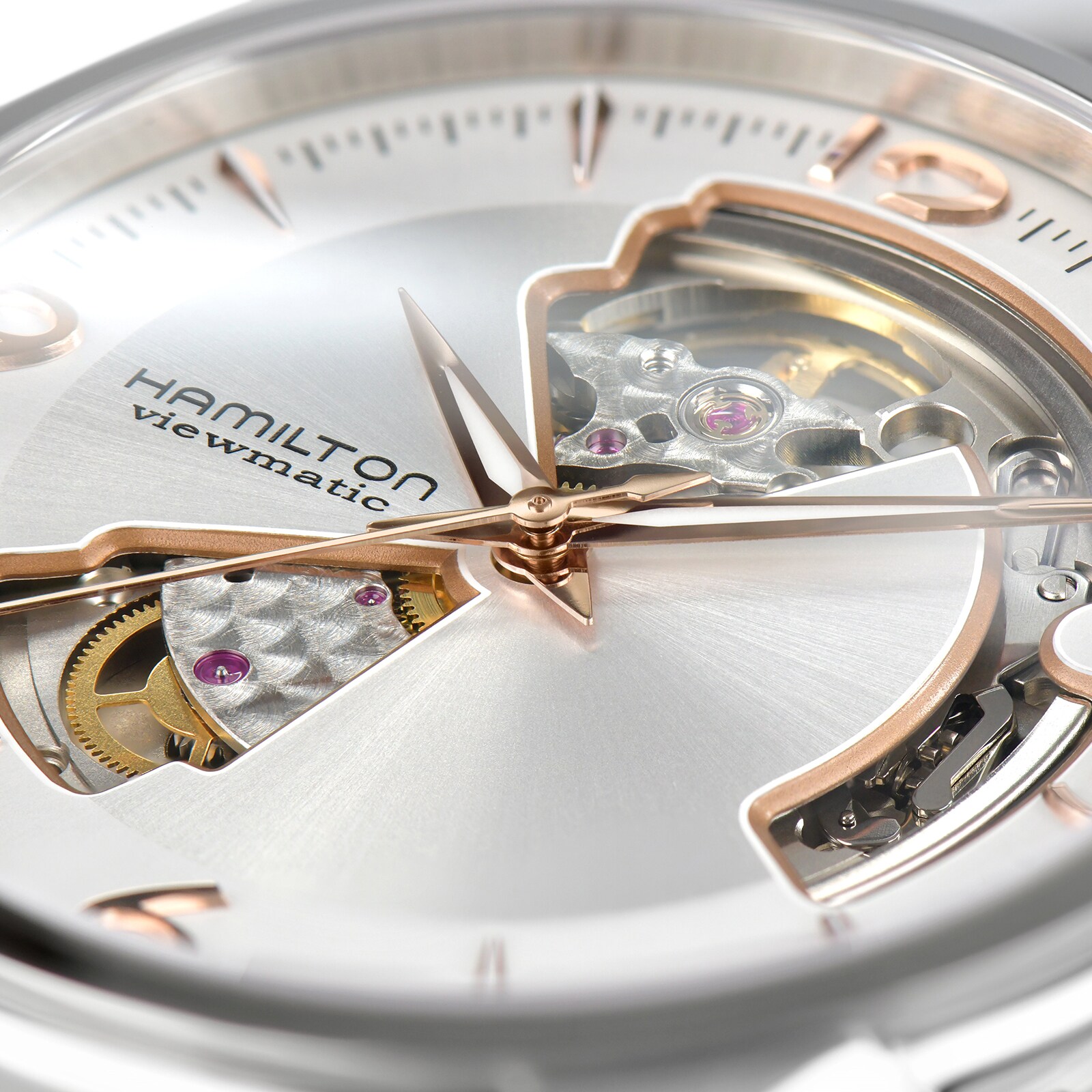 Replica Hamilton Jazzmaster Open Heart Auto 40mm Mens details Silver H32565555 3 Replica Hamilton Jazzmaster Open Heart Auto 40mm Mens details Silver H32565555