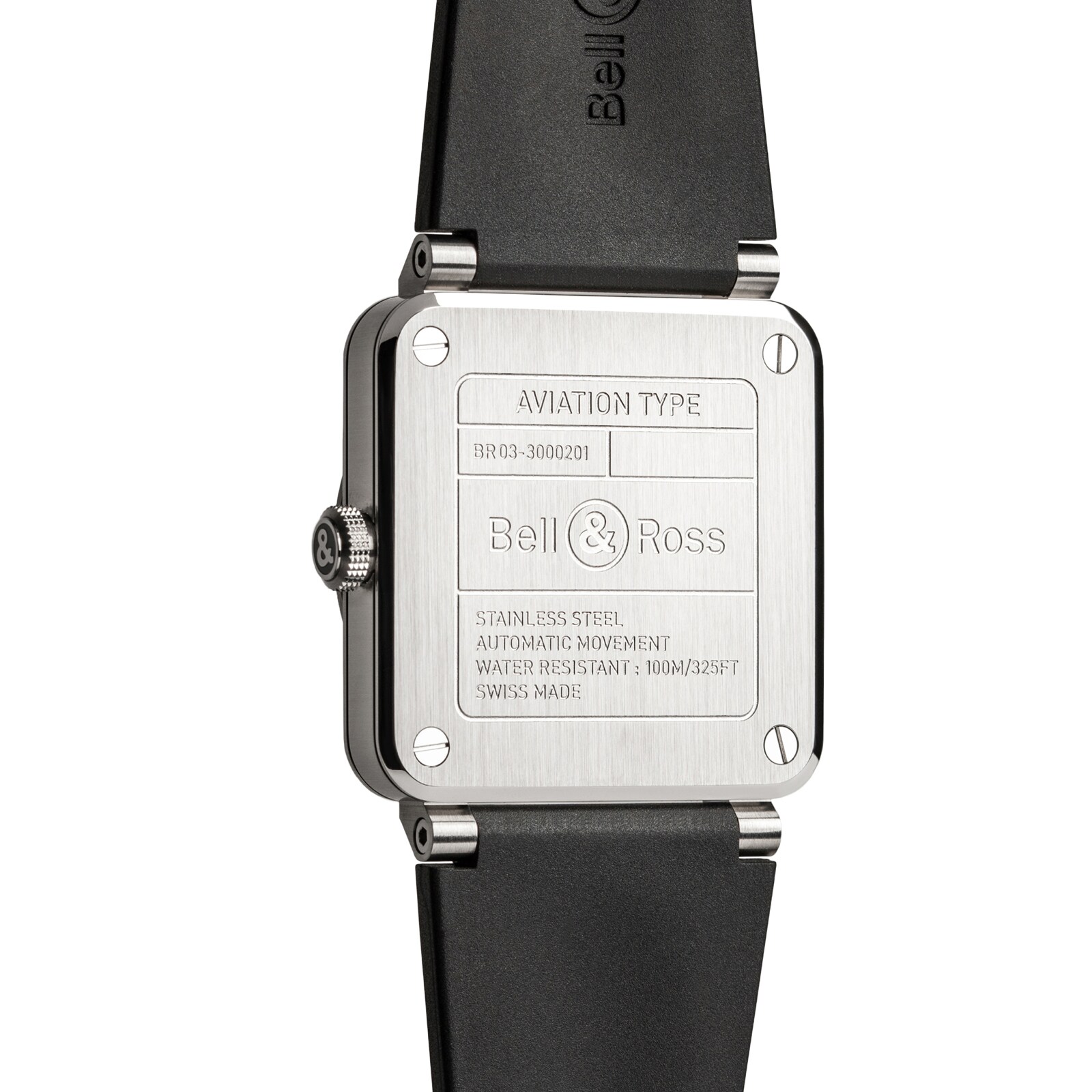 Replica Bell & Ross BR 03 Black Steel 41mm BR03A-BL-ST/SRB