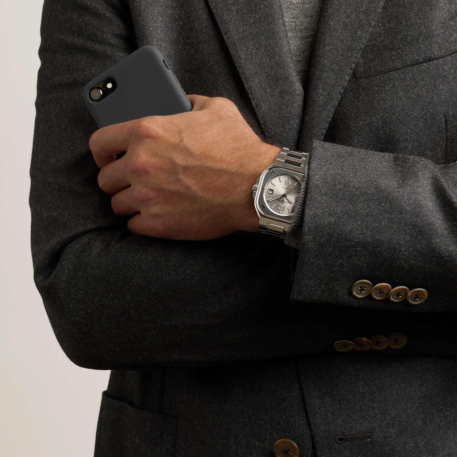 Replica Bell & Ross BR 05 GREY STEEL 40mm BR05A-GR-ST/SST