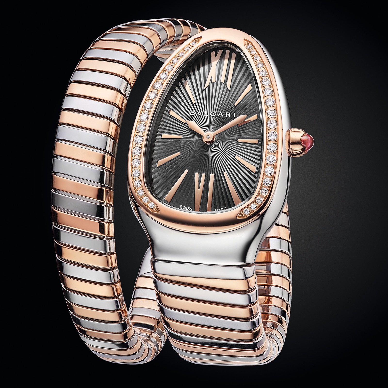 Replica Bvlgari Serpenti Tubogas details 102681