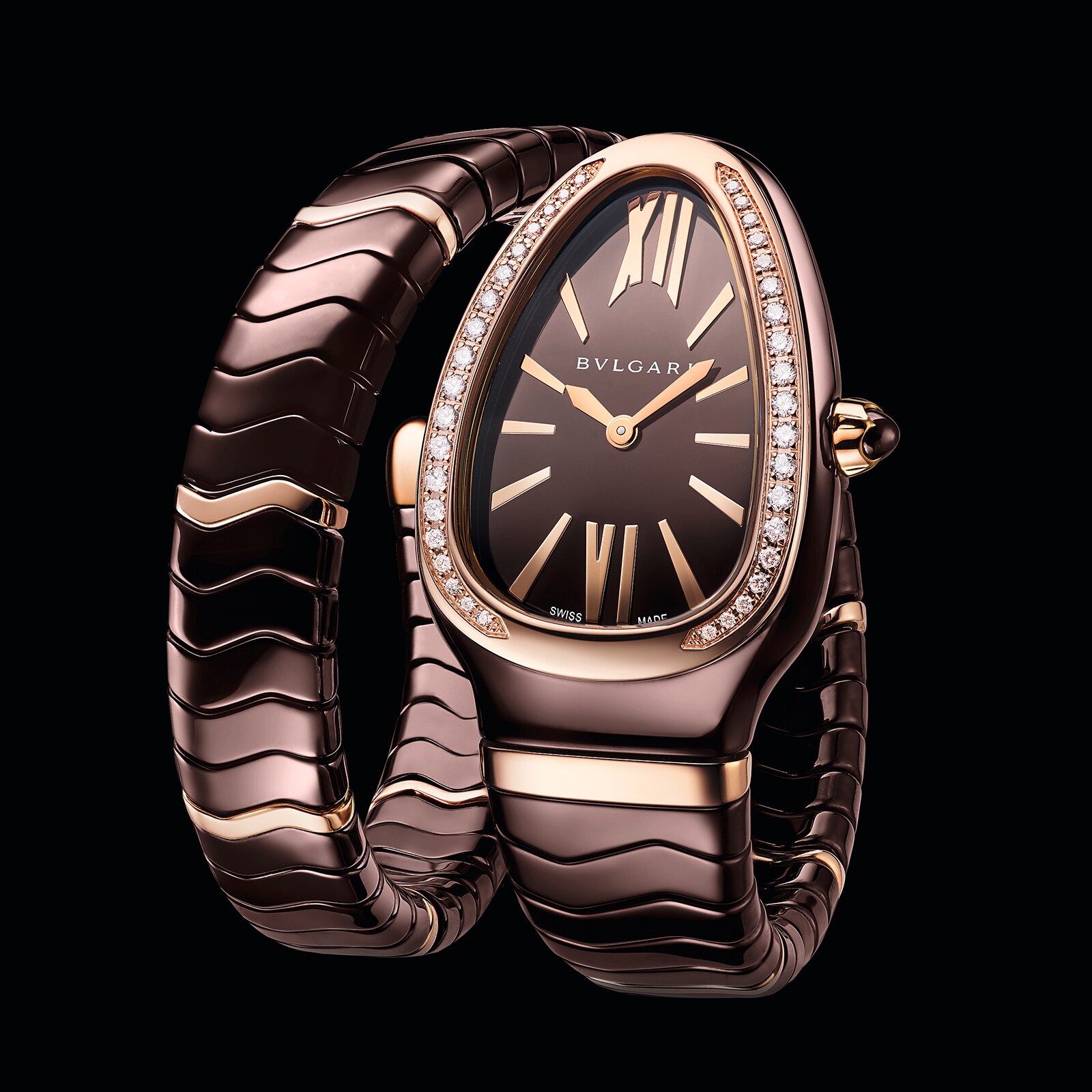 Replica Bvlgari Serpenti Spiga details 103060
