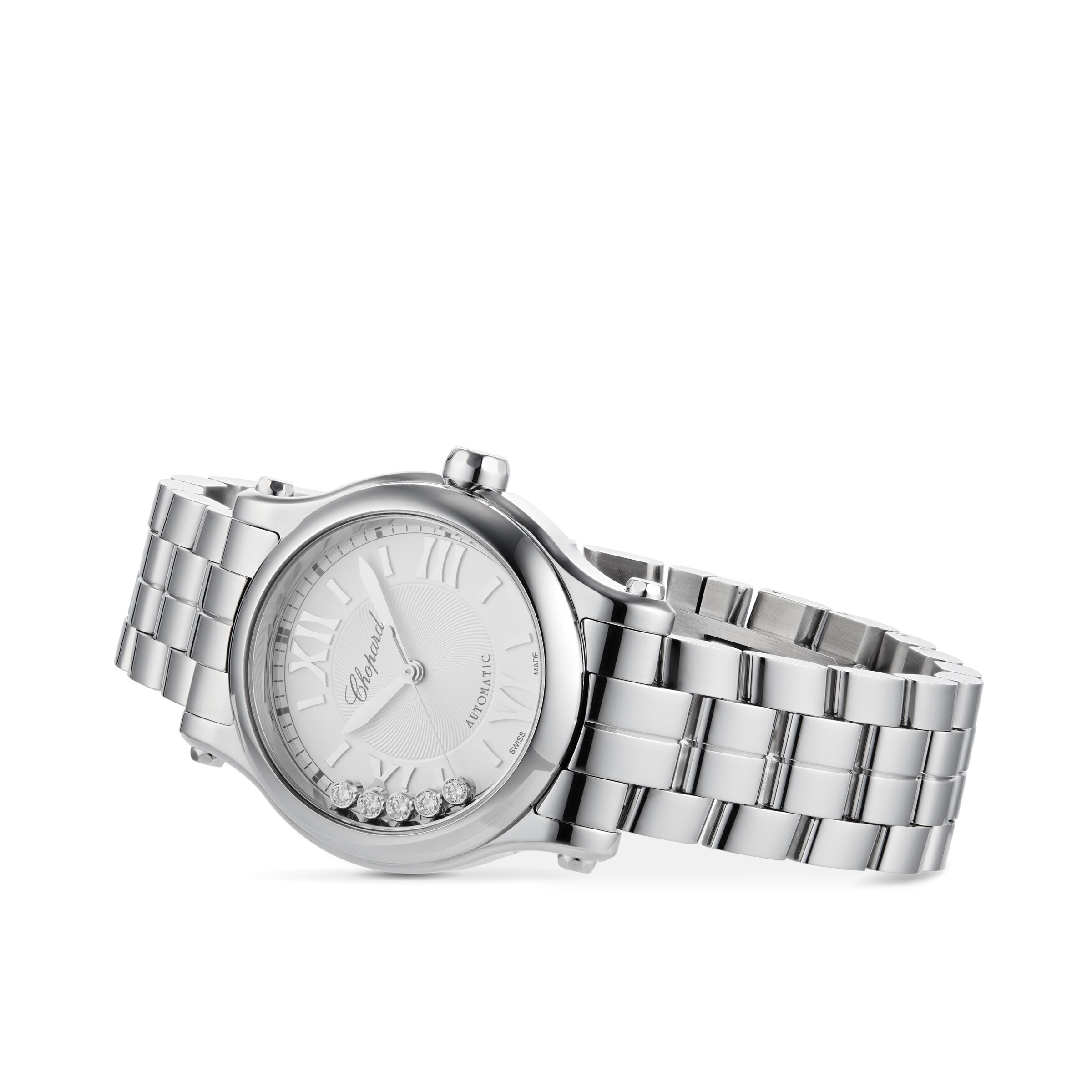 Replica Chopard Happy Sport Automatic Ladies details 278573-3012