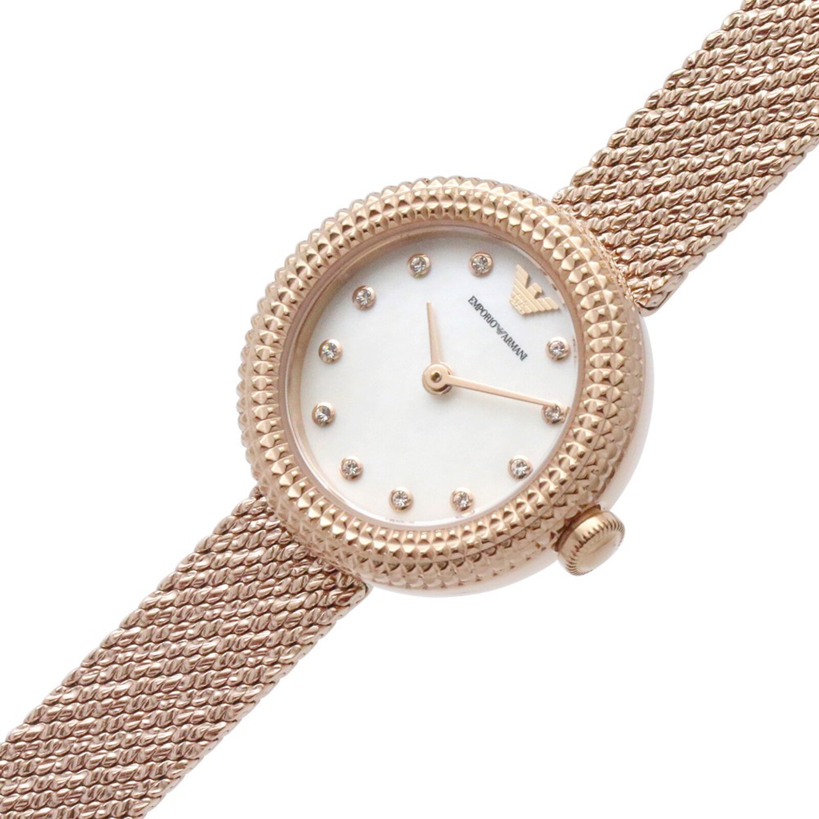 Replica Emporio Armani Rossa 26mm Ladies details White Mother Of Pearl AR11416