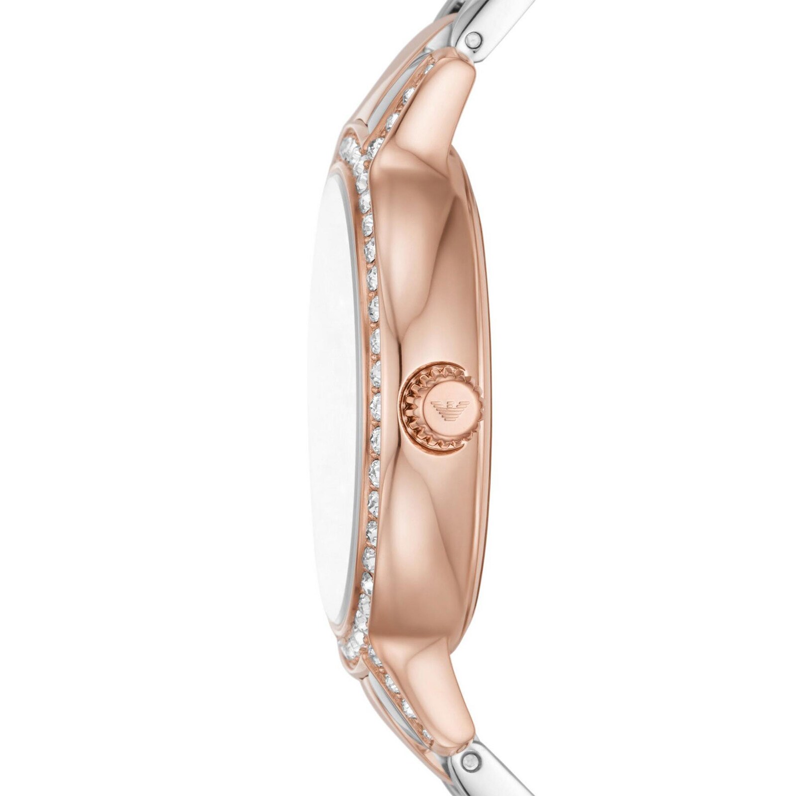 Replica Emporio Armani Ladies Cleo Mother of Pearl Steel details 32mm AR11499 3 Replica Emporio Armani Ladies Cleo Mother of Pearl Steel details 32mm AR11499
