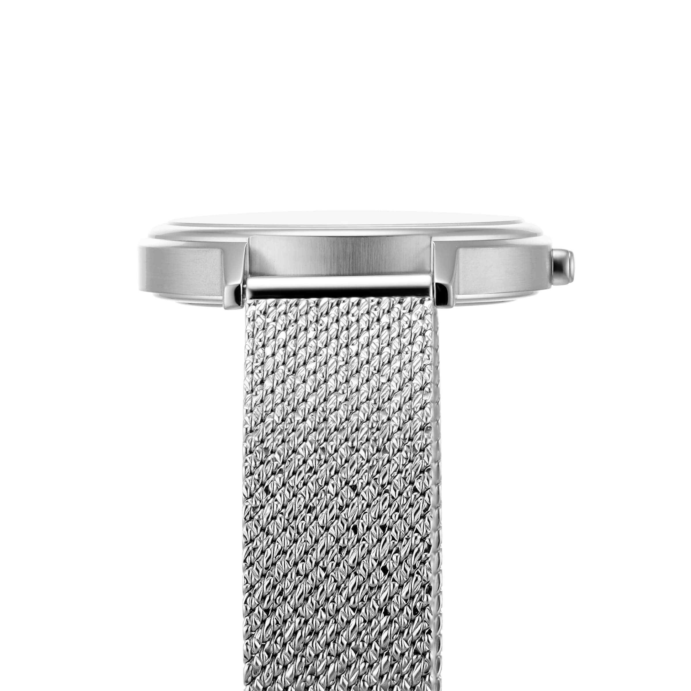 Replica Emporio Armani Silver Tone Mesh Ladies details AR11128