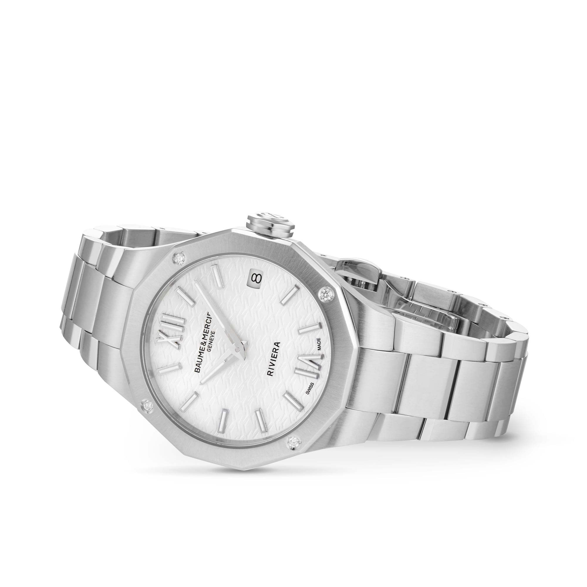 Replica Baume & Mercier Riviera Quartz 33mm Ladies details BM0A10729 3 Replica Baume & Mercier Riviera Quartz 33mm Ladies details BM0A10729