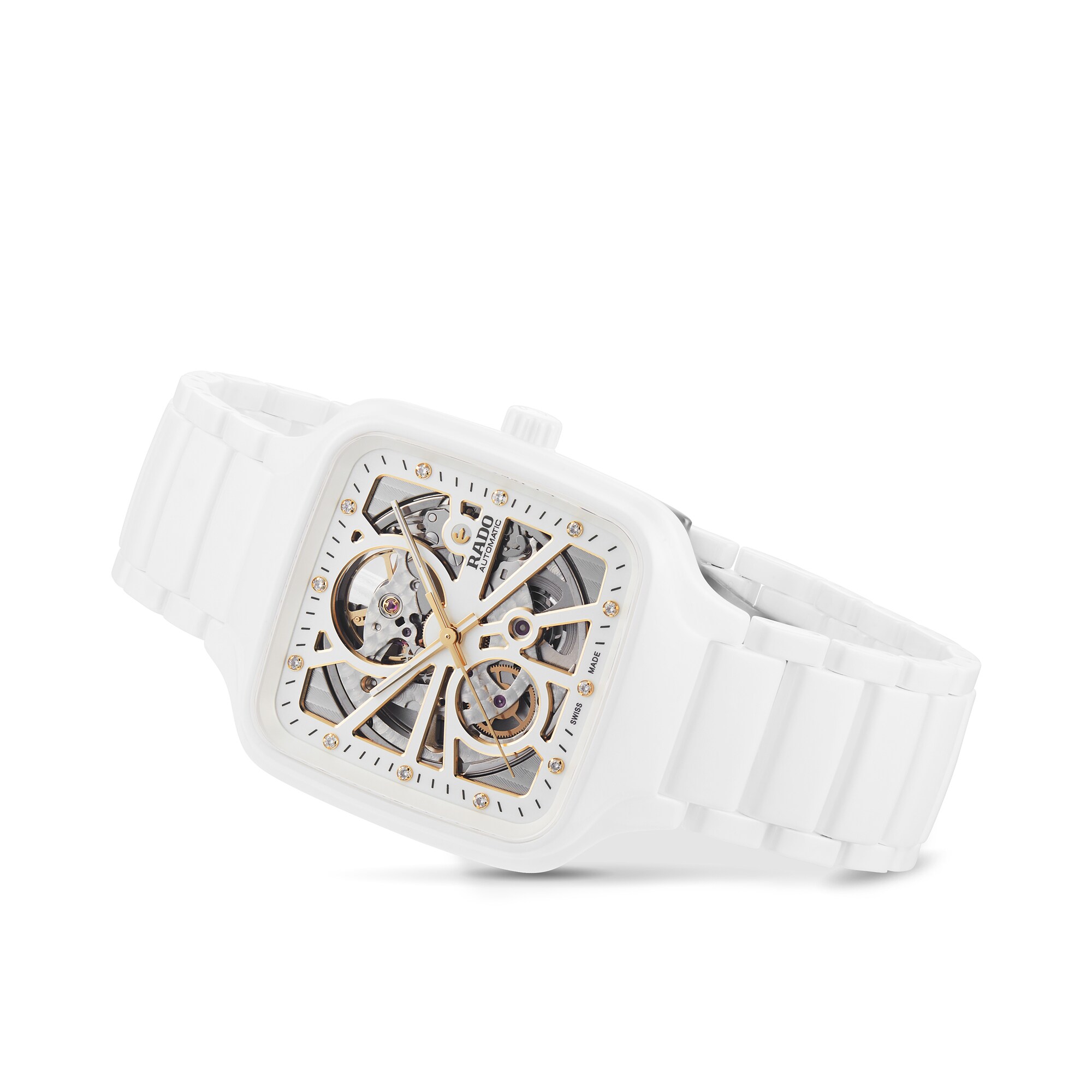 Replica Rado True Square Automatic Open Heart 38mm R27073012
