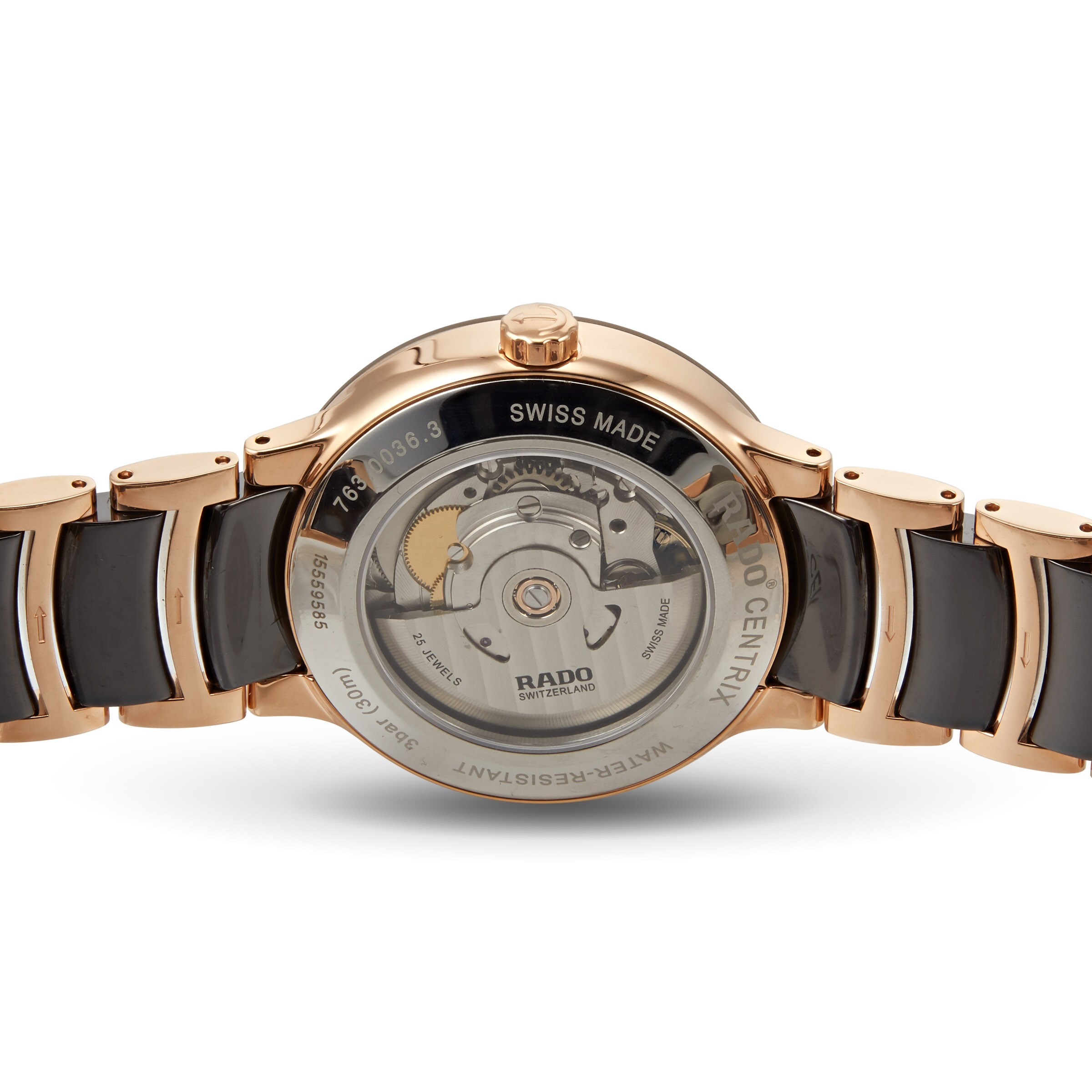 Replica Rado Centrix 38mm Unisex details R30036752