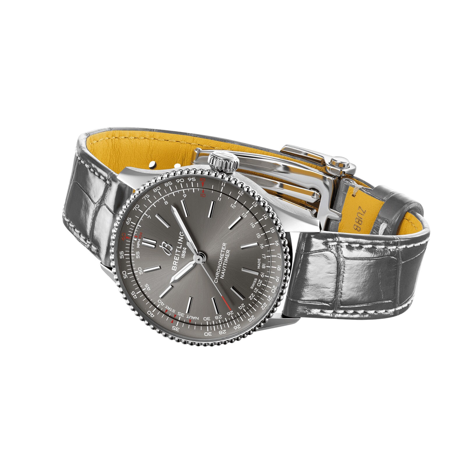 Replica Breitling Navitimer 36mm Ladies details Grey Alligator A17327381B1P1 3 Replica Breitling Navitimer 36mm Ladies details Grey Alligator A17327381B1P1
