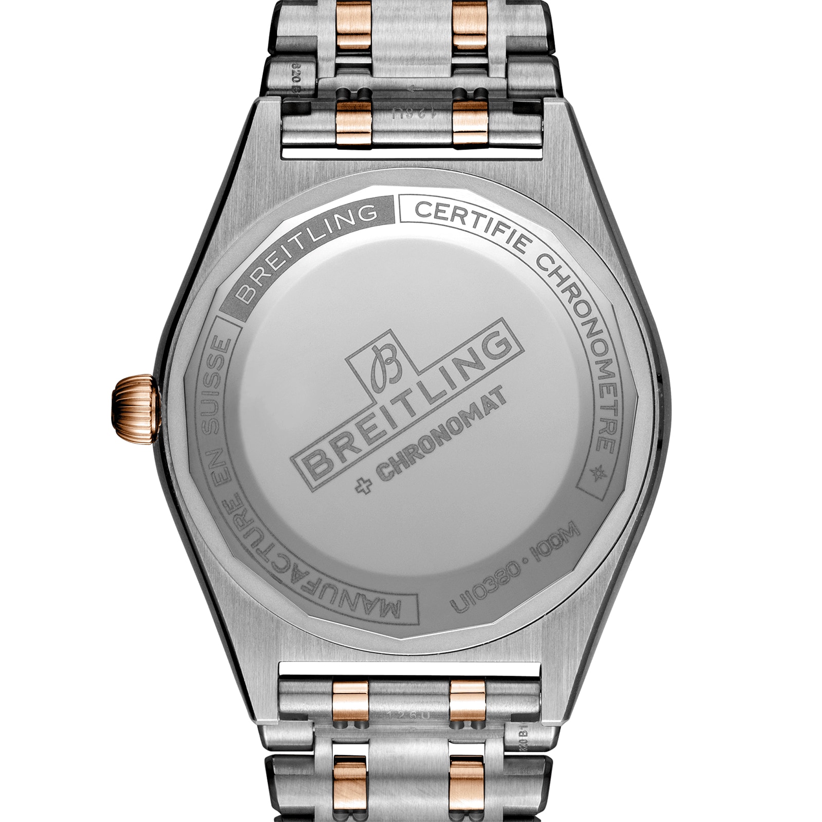 Replica Breitling Chronomat Automatic 36 Stainless Steel 18k Red Gold details U10380101A2U1 3 Replica Breitling Chronomat Automatic 36 Stainless Steel 18k Red Gold details U10380101A2U1