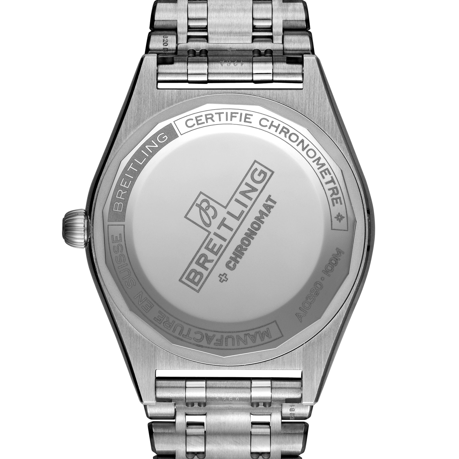 Replica Breitling Chronomat Automatic 36 Stainless Steel Mother of Pearl details A10380101A4A1 3 Replica Breitling Chronomat Automatic 36 Stainless Steel Mother of Pearl details A10380101A4A1