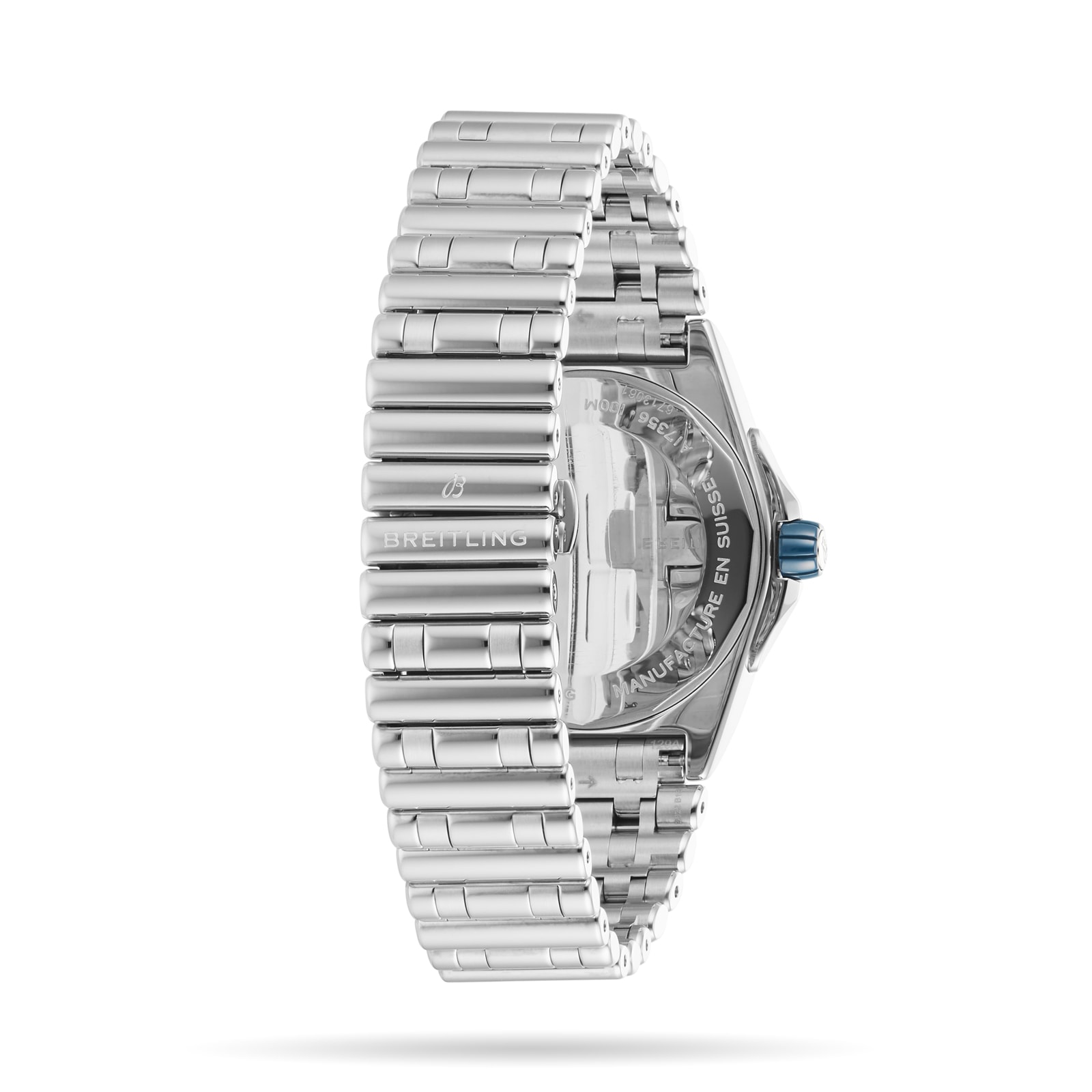 Replica Breitling Super Chronomat Automatic 38 Blue Stainless Steel Bracelet details A17356531C1A1 3 Replica Breitling Super Chronomat Automatic 38 Blue Stainless Steel Bracelet details A17356531C1A1