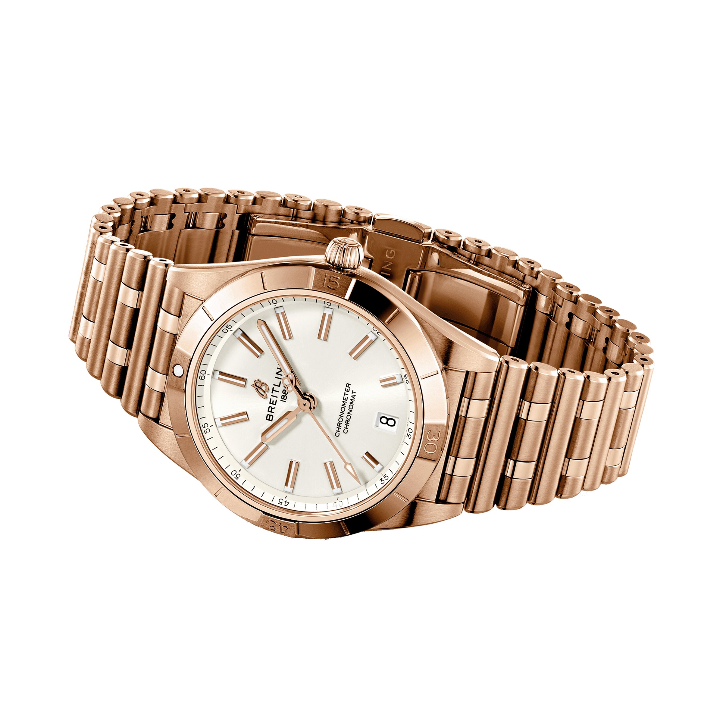 Replica Breitling Chronomat Automatic 36 18k Red Gold details R10380101A1R1 3 Replica Breitling Chronomat Automatic 36 18k Red Gold details R10380101A1R1