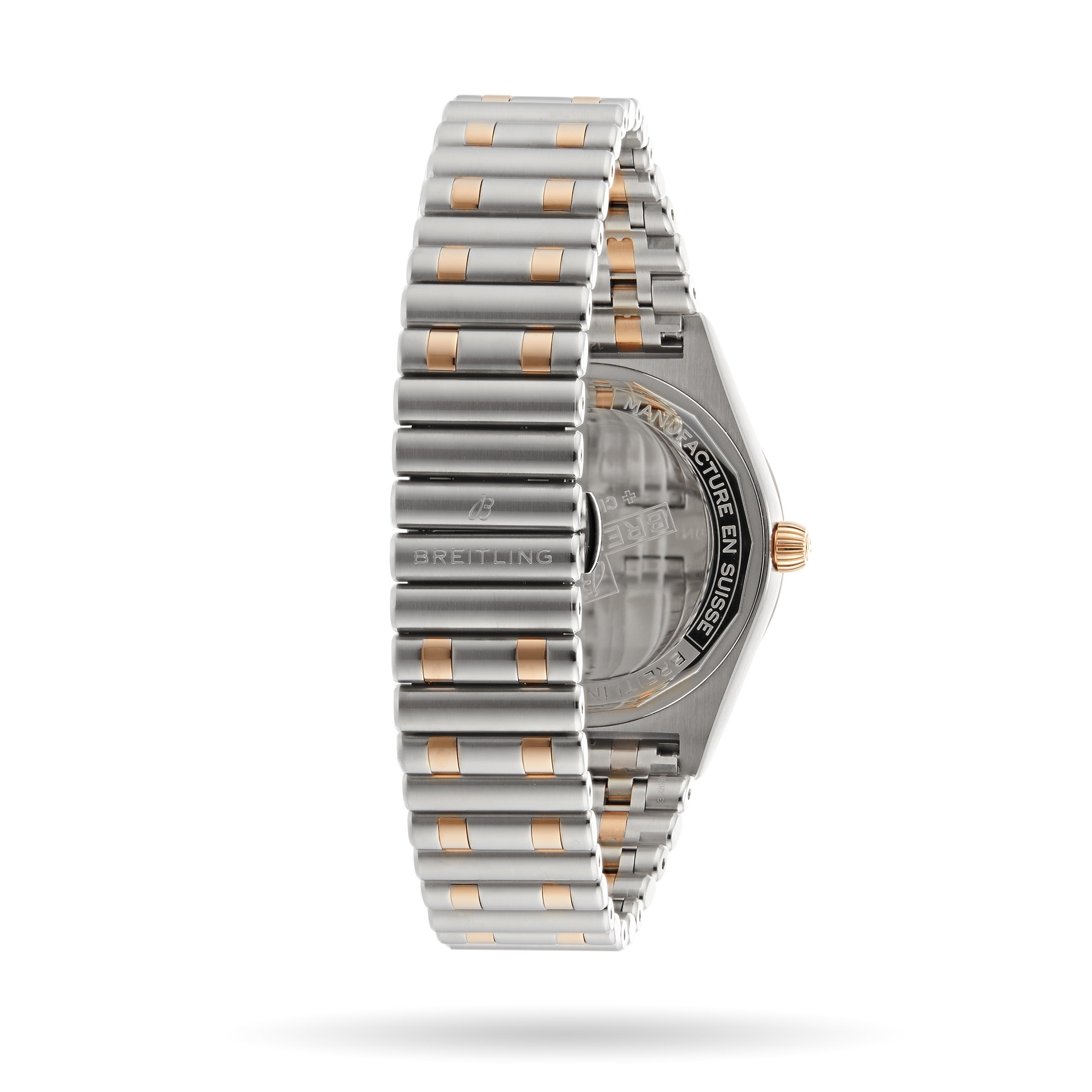 Replica Breitling Chronomat Automatic 36 Stainless Steel 18k Red Gold details U10380591A1U1 3 Replica Breitling Chronomat Automatic 36 Stainless Steel 18k Red Gold details U10380591A1U1