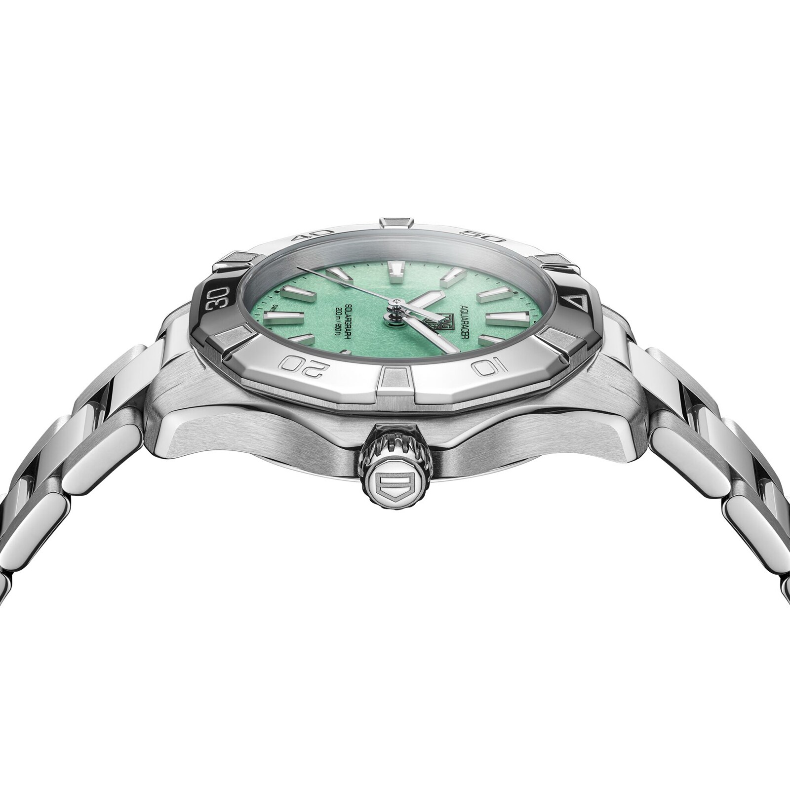 Replica TAG Heuer Aquaracer Professional 200 Solargraph 34mm Ladies details Turquoise WBP1315.BA0005 3 Replica TAG Heuer Aquaracer Professional 200 Solargraph 34mm Ladies details Turquoise WBP1315.BA0005