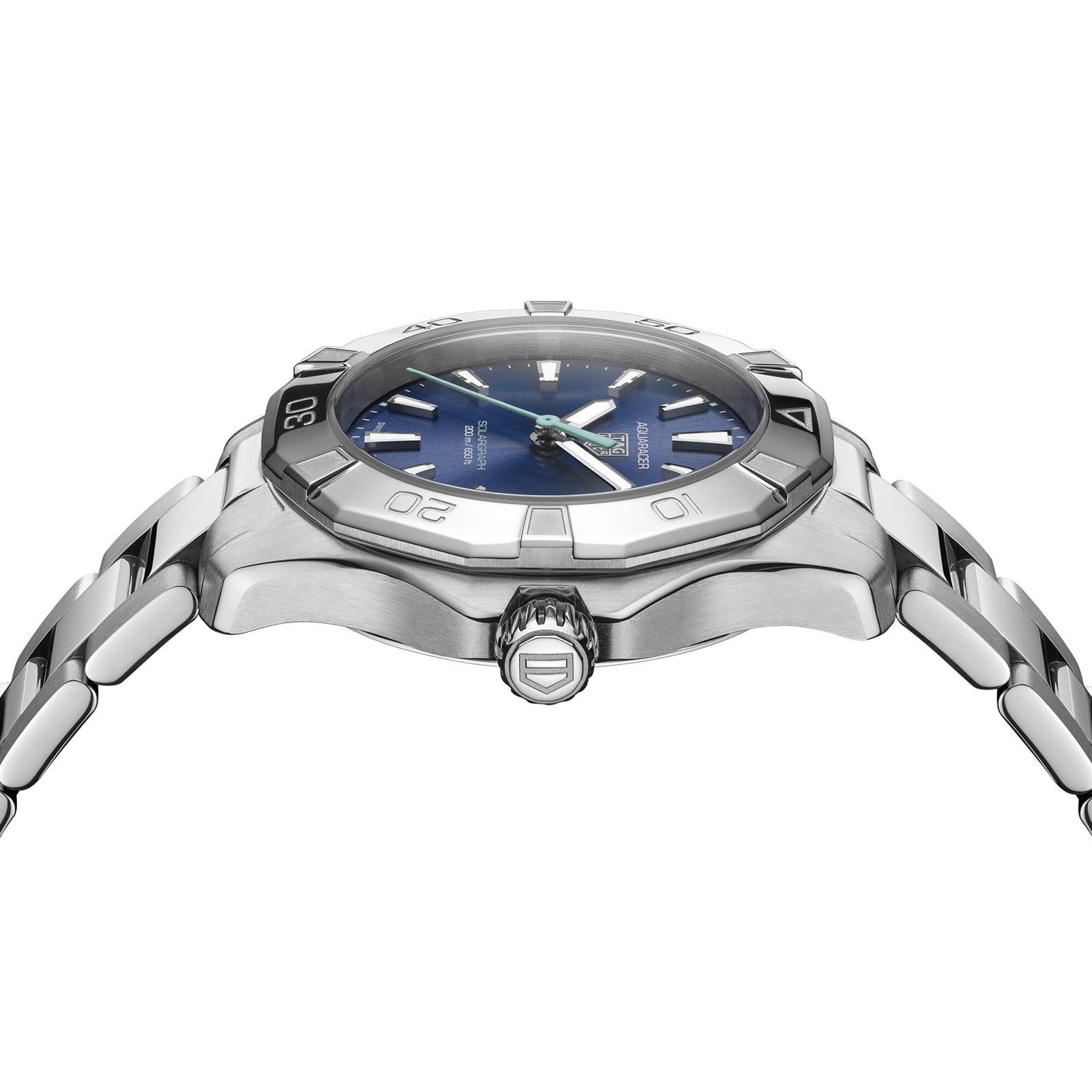 Replica TAG Heuer Aquaracer Professional 200 Solargraph 34mm Ladies details Blue WBP1311.BA0005 3 Replica TAG Heuer Aquaracer Professional 200 Solargraph 34mm Ladies details Blue WBP1311.BA0005