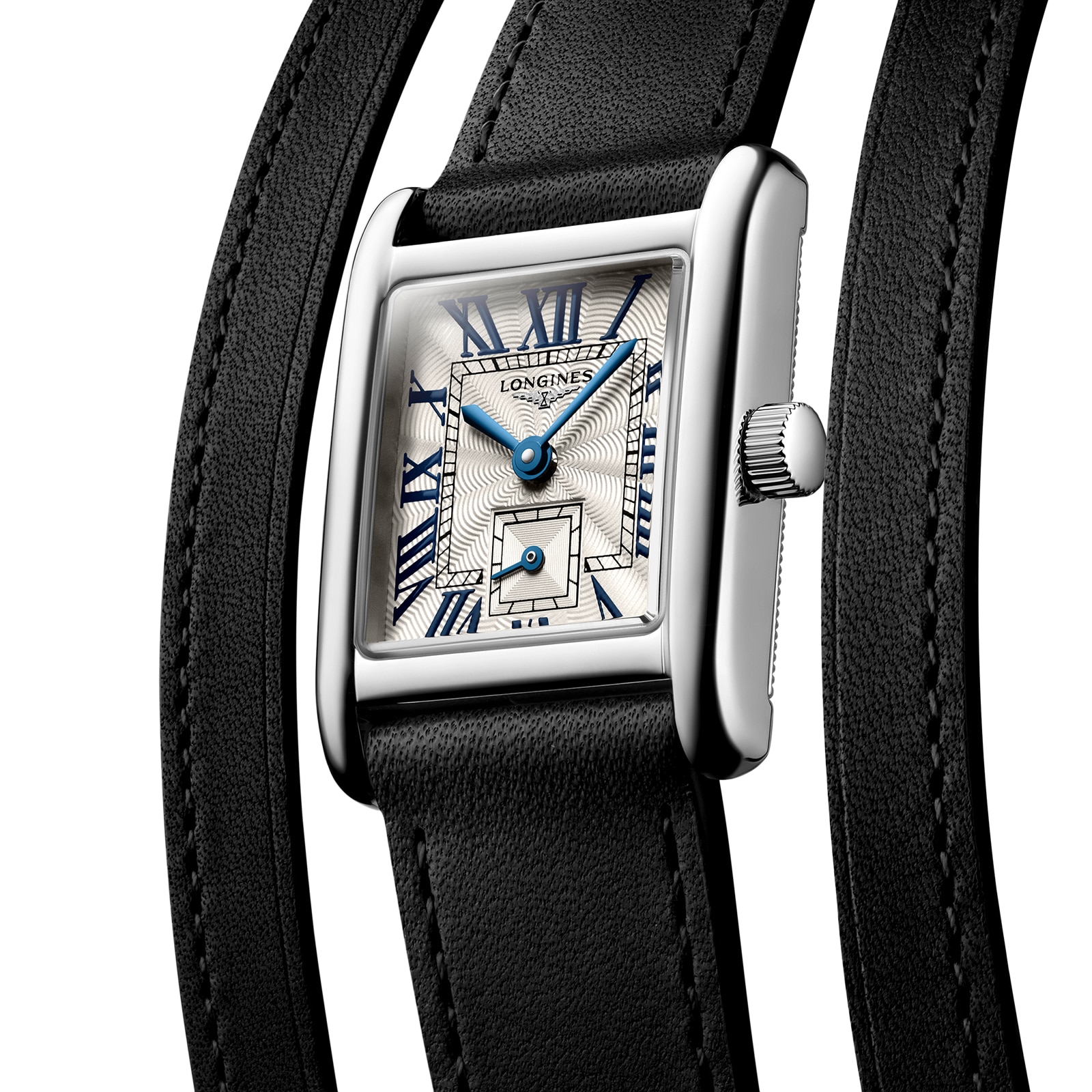 Replica Longines Mini Dolcevita 21.5mm X 29mm Ladies details Black Strap L52004710 3 Replica Longines Mini Dolcevita 21.5mm X 29mm Ladies details Black Strap L52004710
