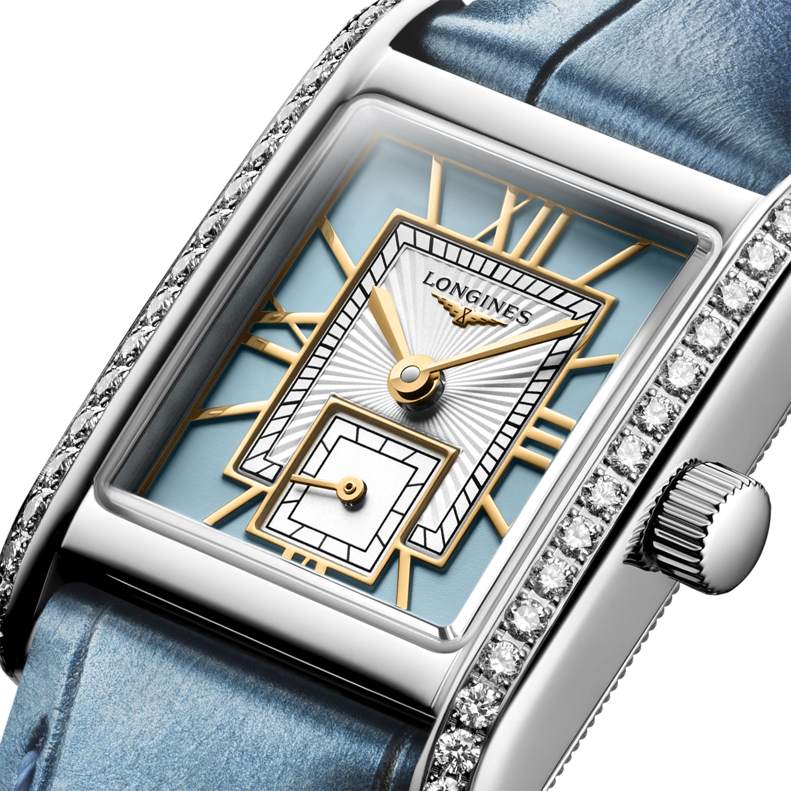 Replica Longines Mini Dolce Vita 21.5mm X 29mm Ladies details Blue L52000952 3 Replica Longines Mini Dolce Vita 21.5mm X 29mm Ladies details Blue L52000952