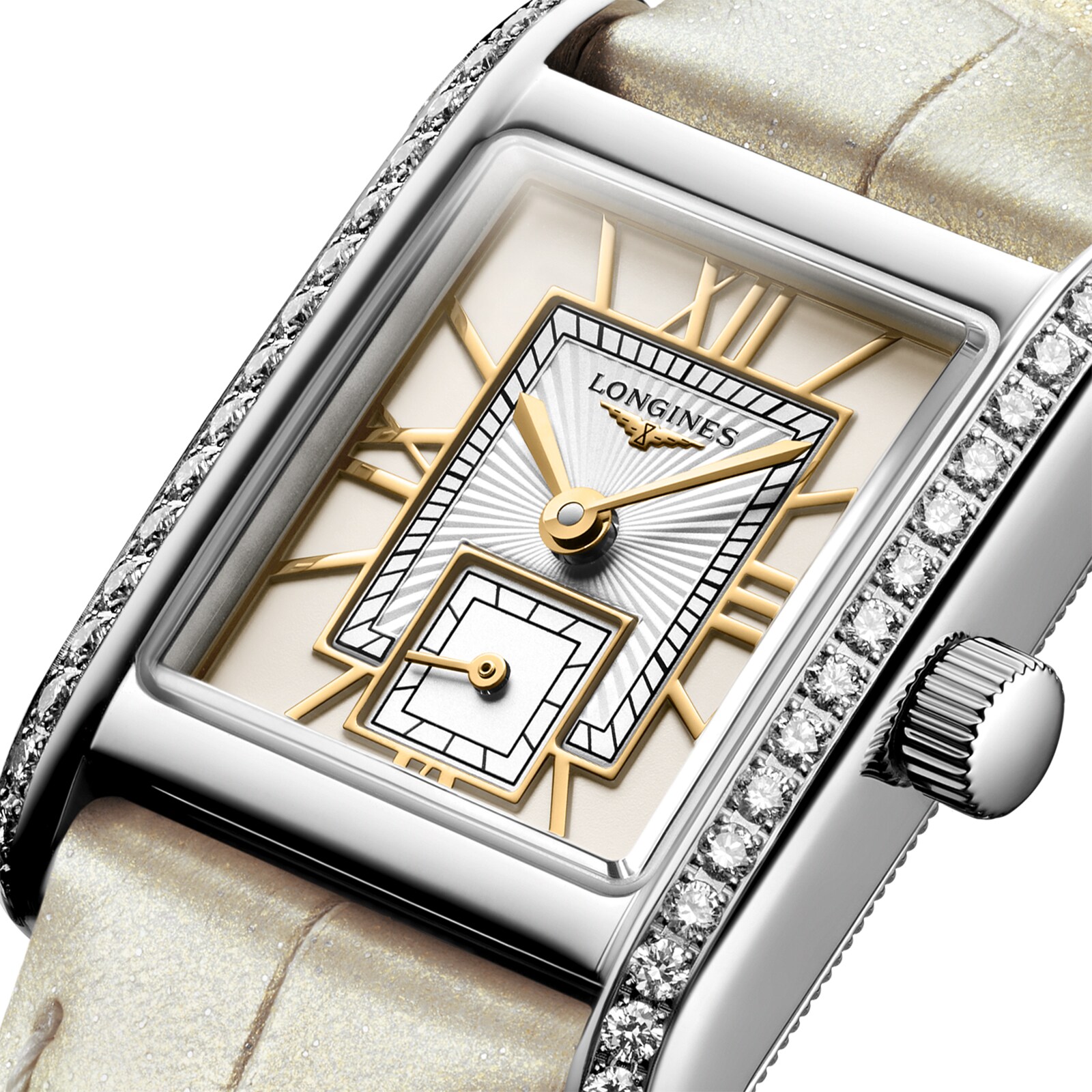 Replica Longines Mini Dolce Vita 21.5mm X 29mm Ladies details Ivory L52000792