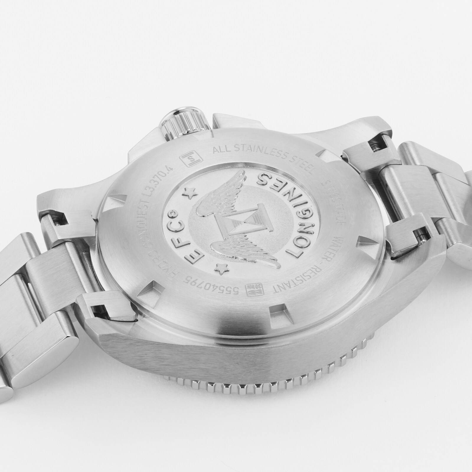 Replica Longines Hydroconquest 32mm Ladies details Blue L33704966