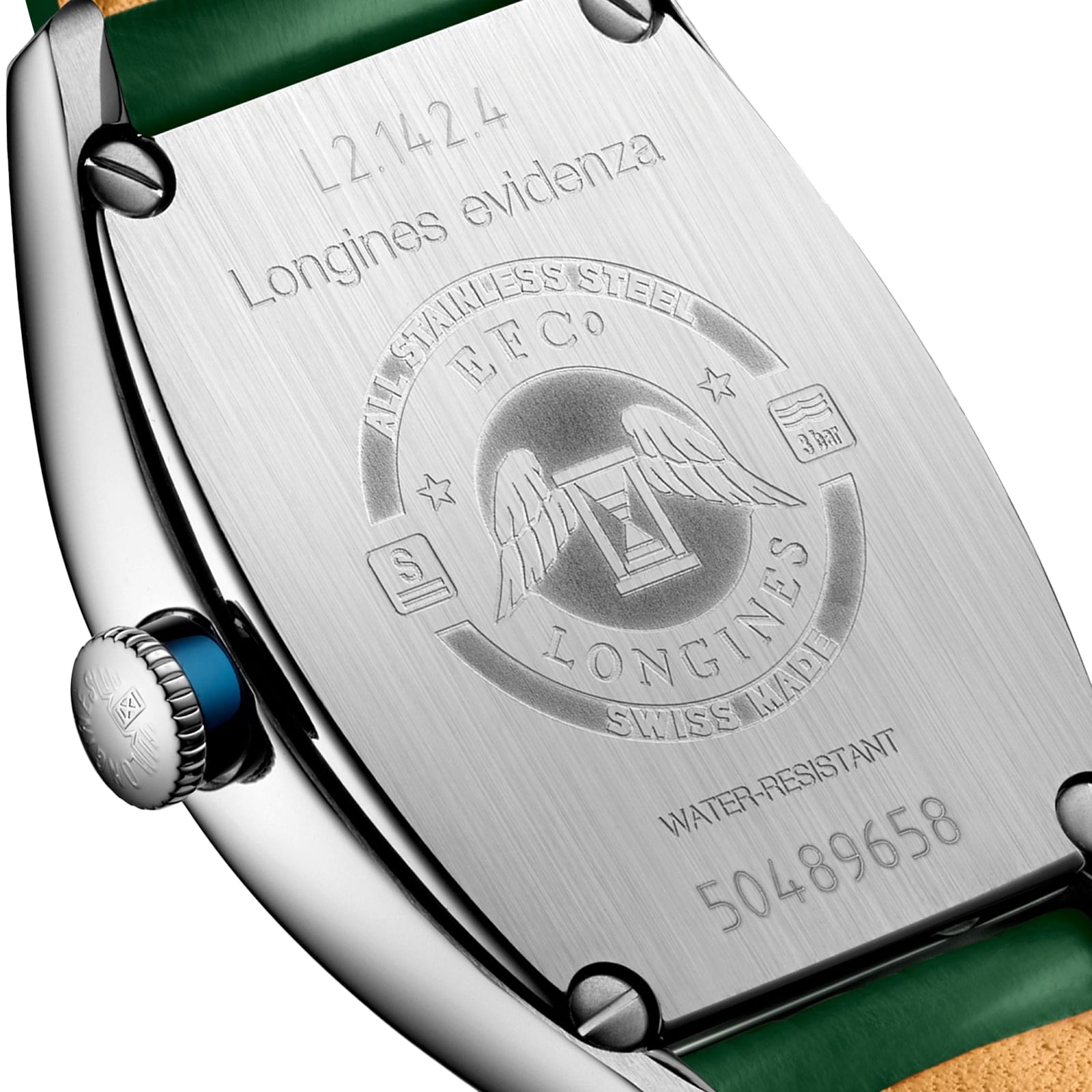 Replica Longines Evidenza 26mm X 30.6mm Ladies details Green L21424062 3 Replica Longines Evidenza 26mm X 30.6mm Ladies details Green L21424062