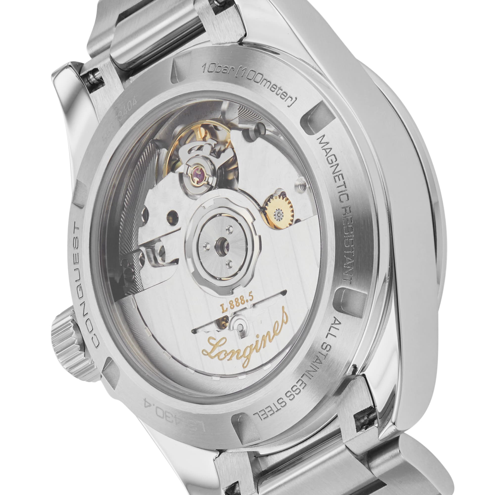 Replica Longines Conquest 34mm Ladies details Green L34304076