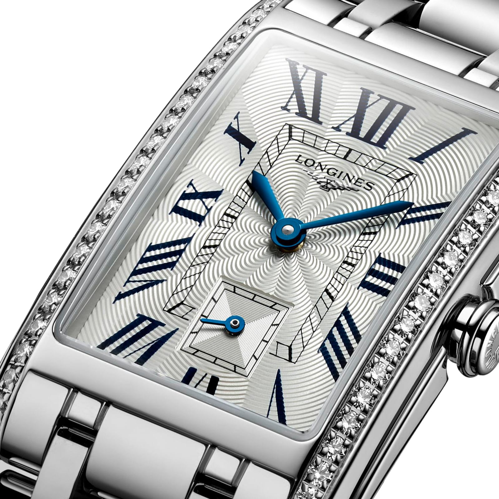 Replica Longines DolceVita 23.3mm X 37mm Ladies details Silver L55120716