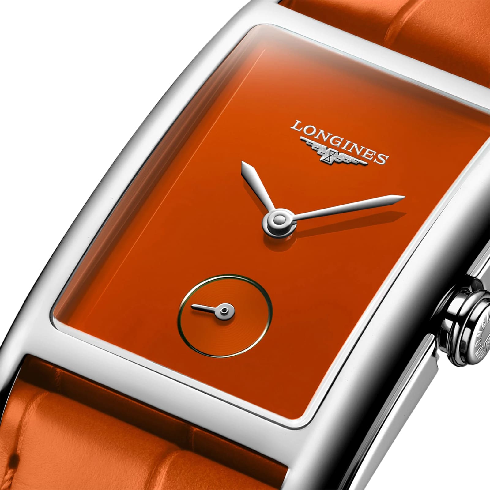 Replica Longines DolceVita 37mm Ladies details Orange L55124922