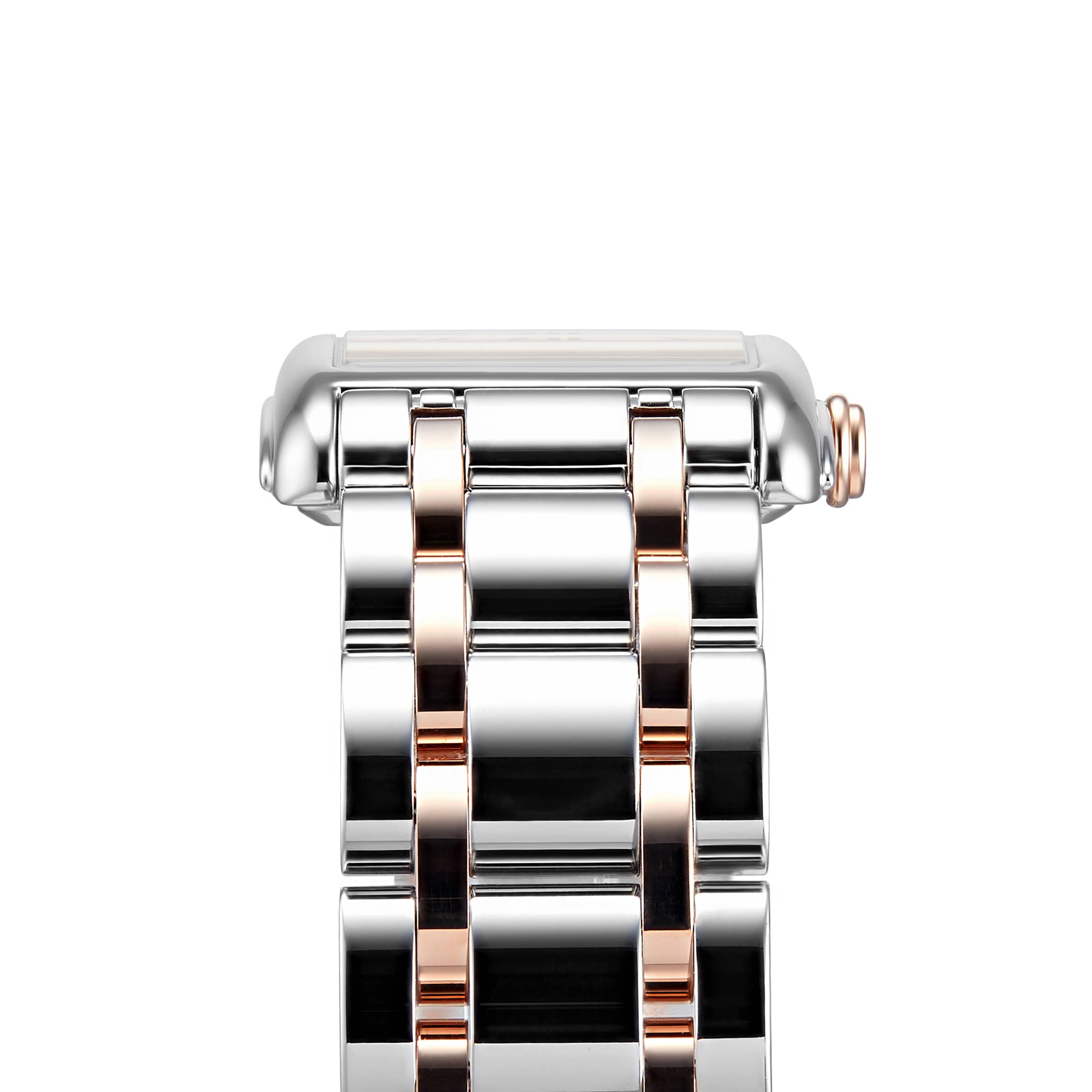 Replica Longines DolceVita 21mm Stainless Steel with 18k Pink Gold Ladies details L52555717 3 Replica Longines DolceVita 21mm Stainless Steel with 18k Pink Gold Ladies details L52555717